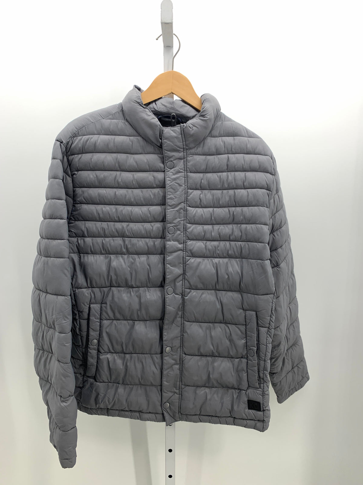 ZIP UP PUFF JACKET.