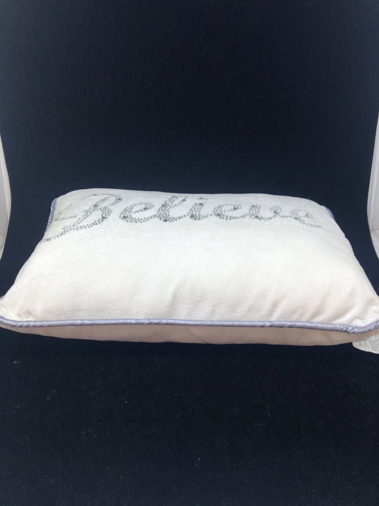 BELIEVE JEWEL PILLOW.