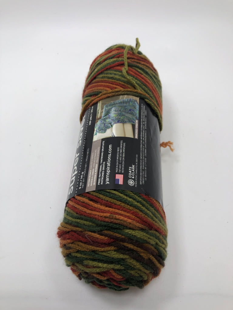 NWT RED HEART AUTUMN COLOR YARN.