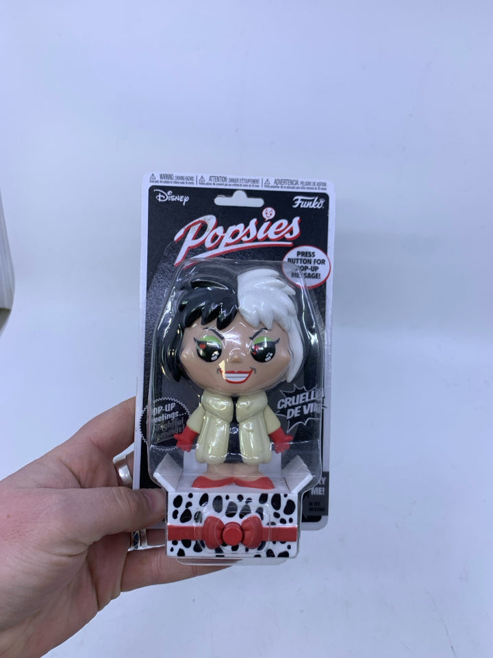 NIB CRUELLA DE VIL FUNKO POPSIES.