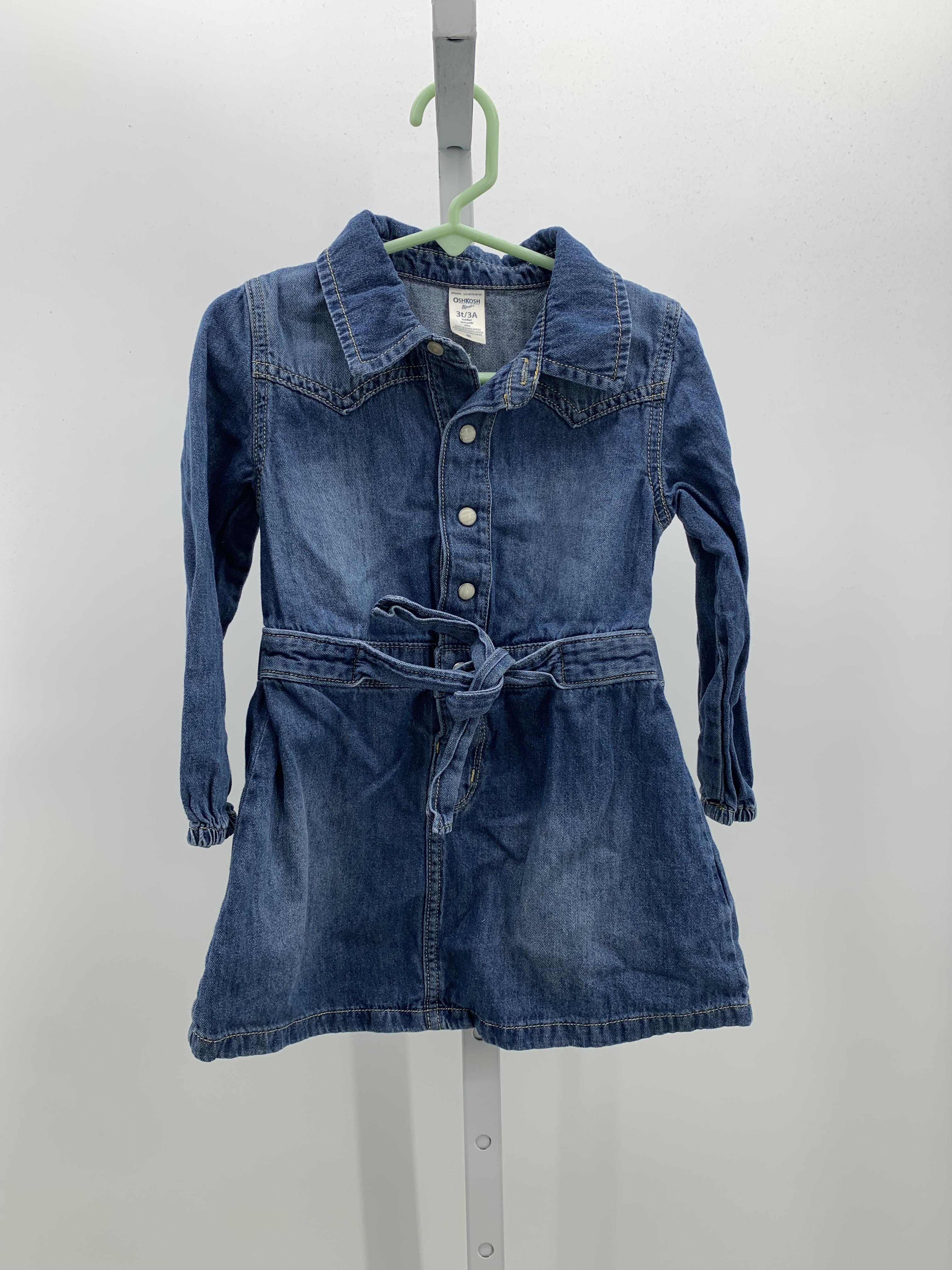 Osh Kosh Size 3T Girls Long Sleeve Dress