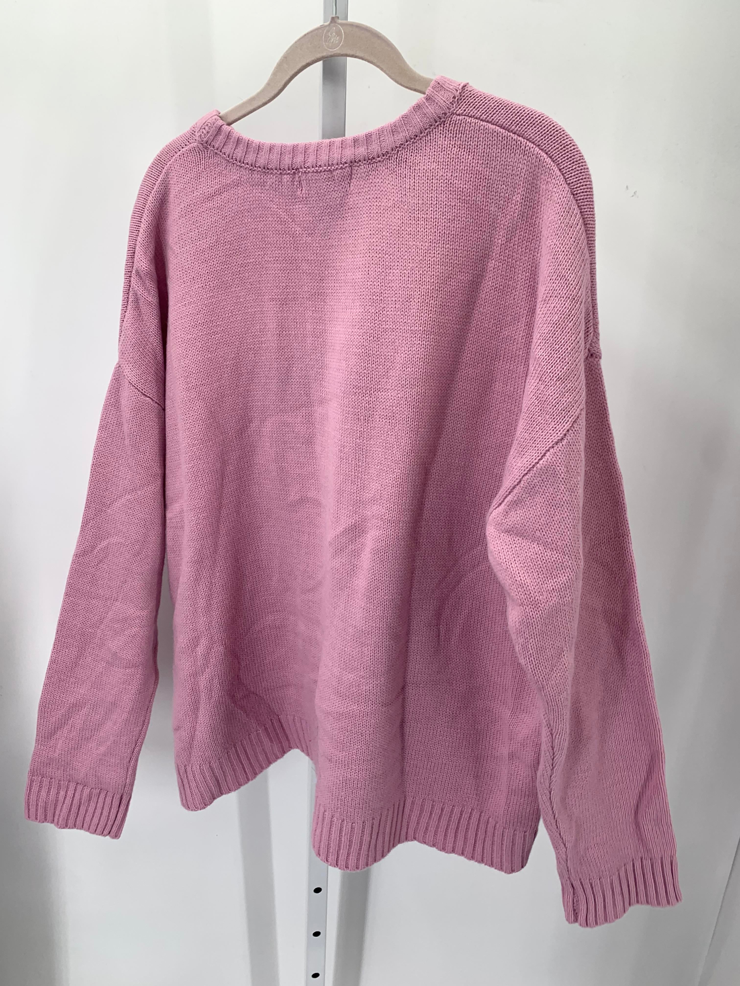 Size Extra Large Juniors Long Sleeve Sweater