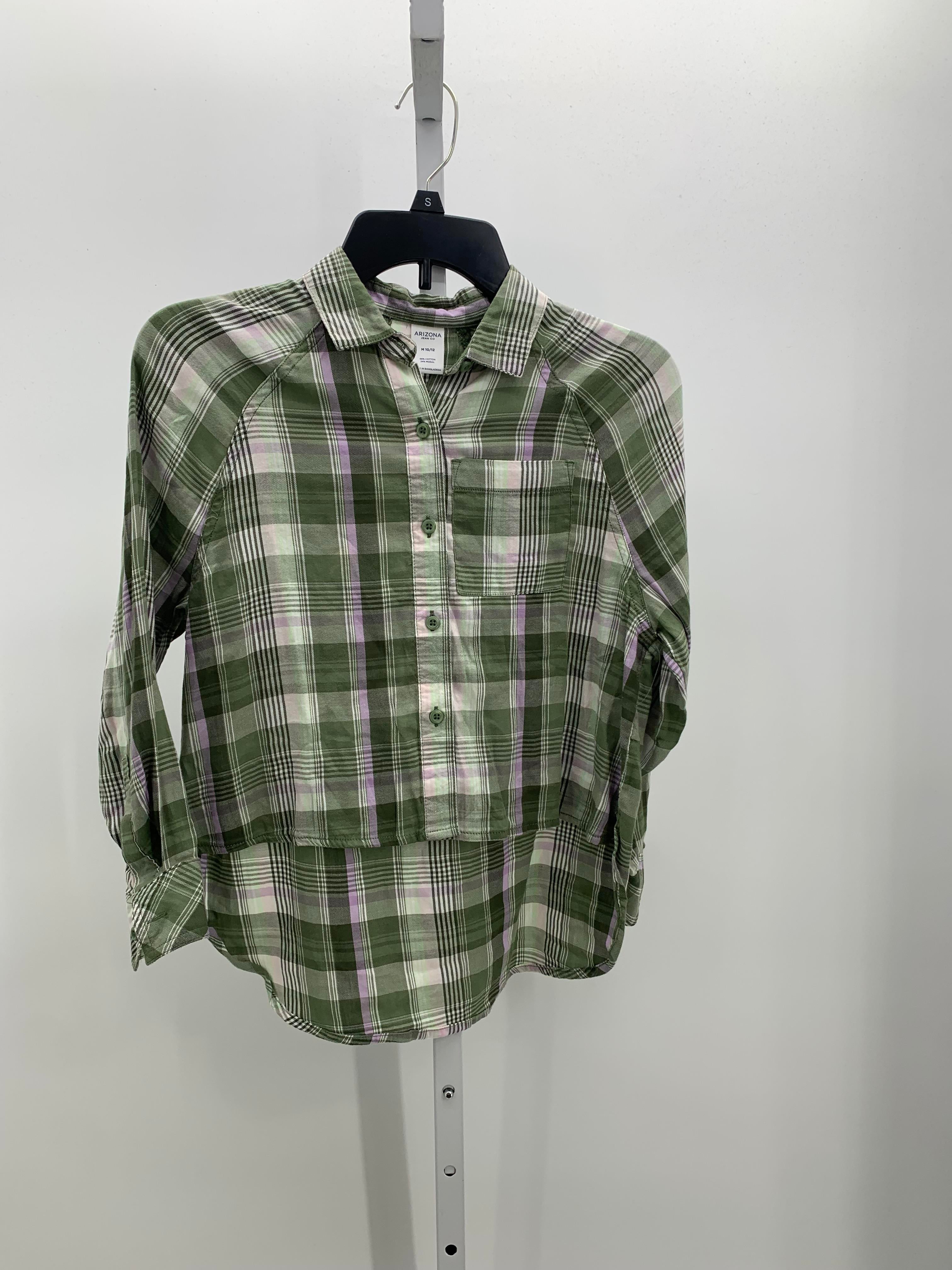Arizona Size 10-12 Girls Long Sleeve Shirt