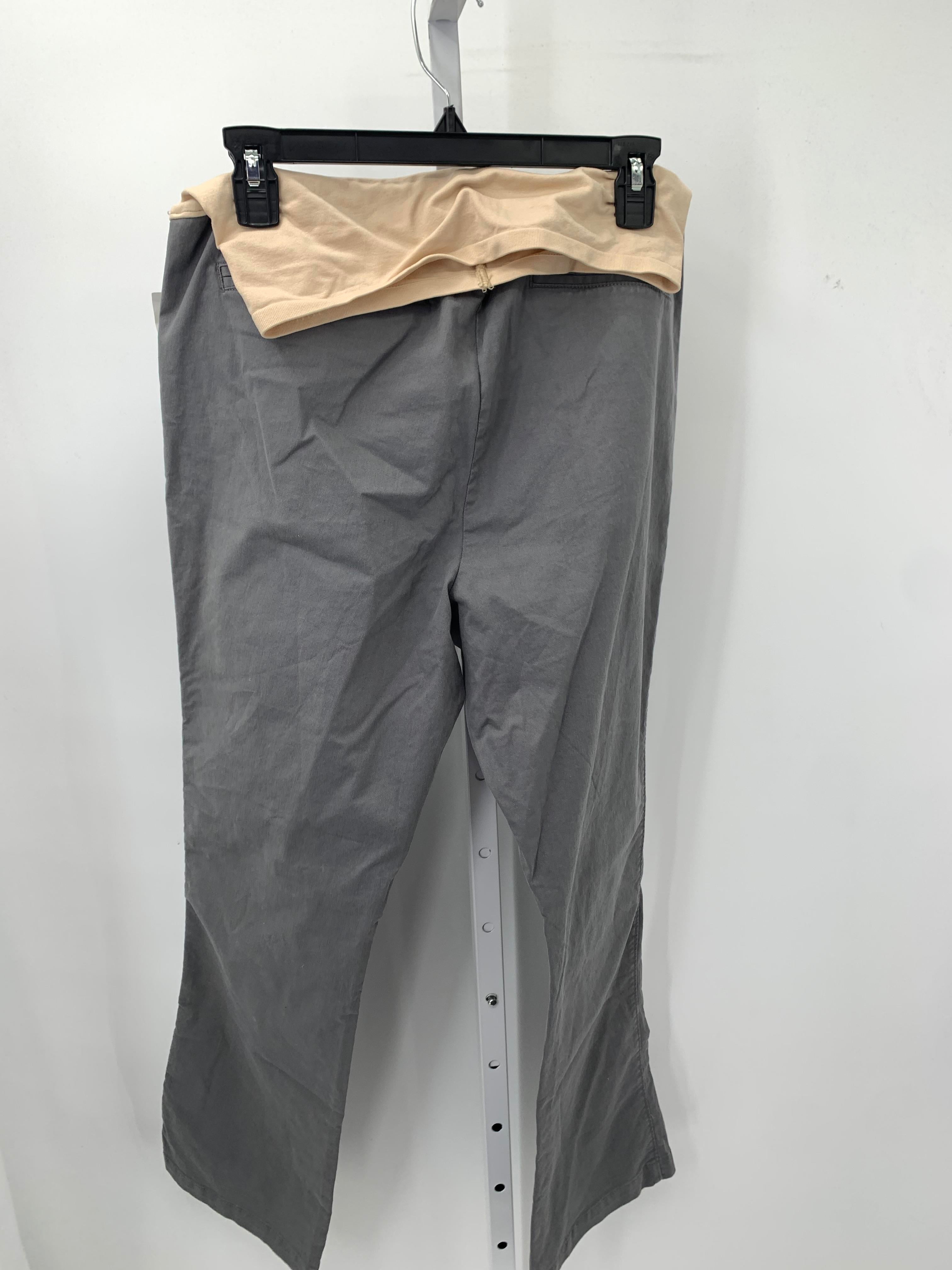 Old Navy Grey Size 12 Short Maternity Pants