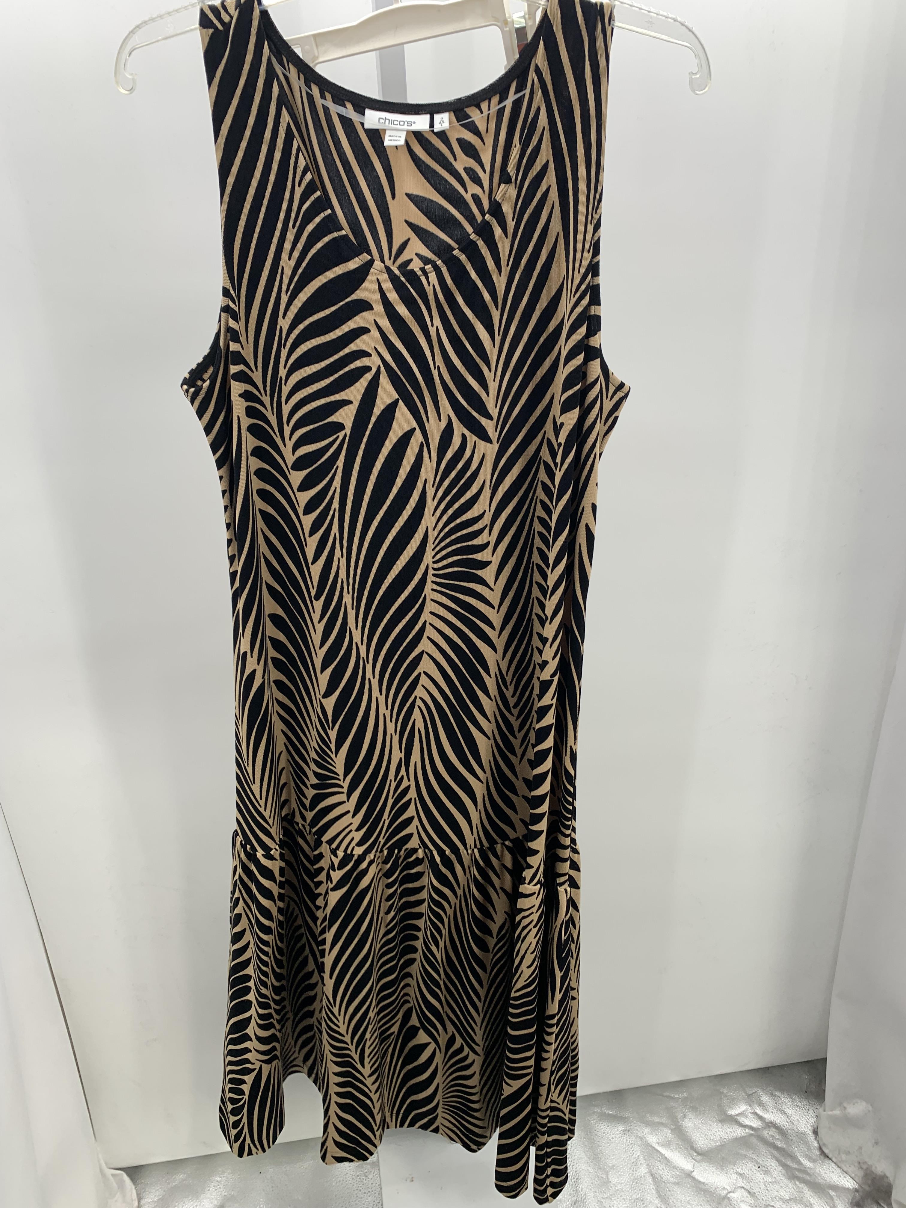 Chico's Size Large Misses Sleeveless Dress
