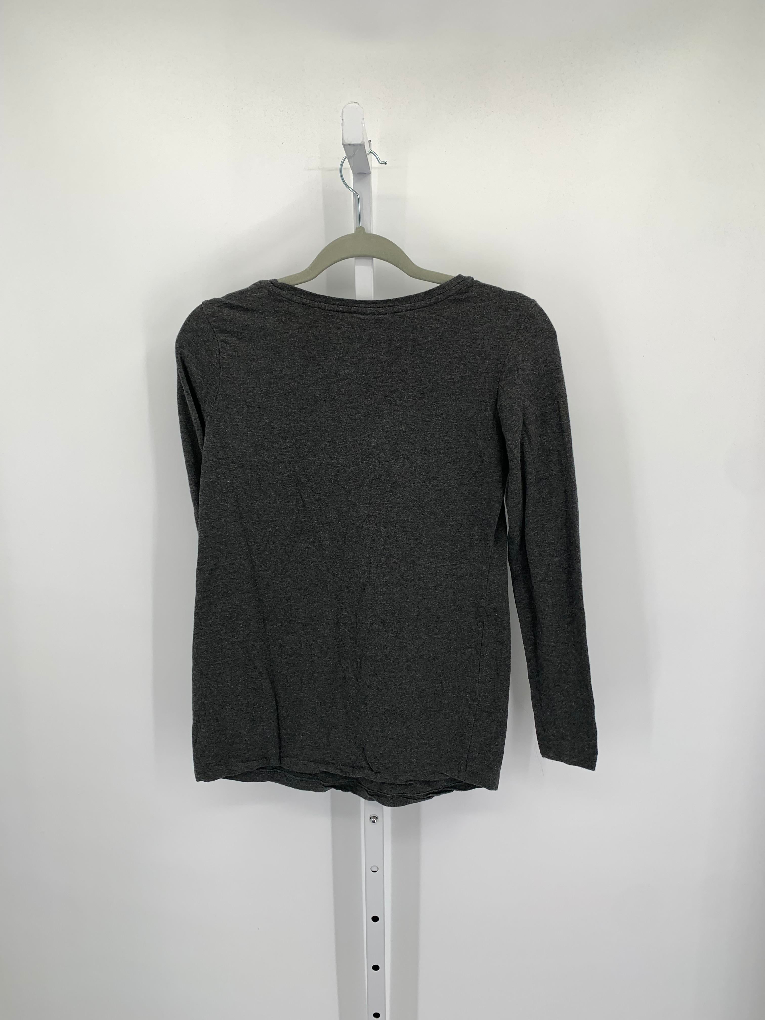 Oh Baby Grey Size Small Maternity Long Sleeve Shirt