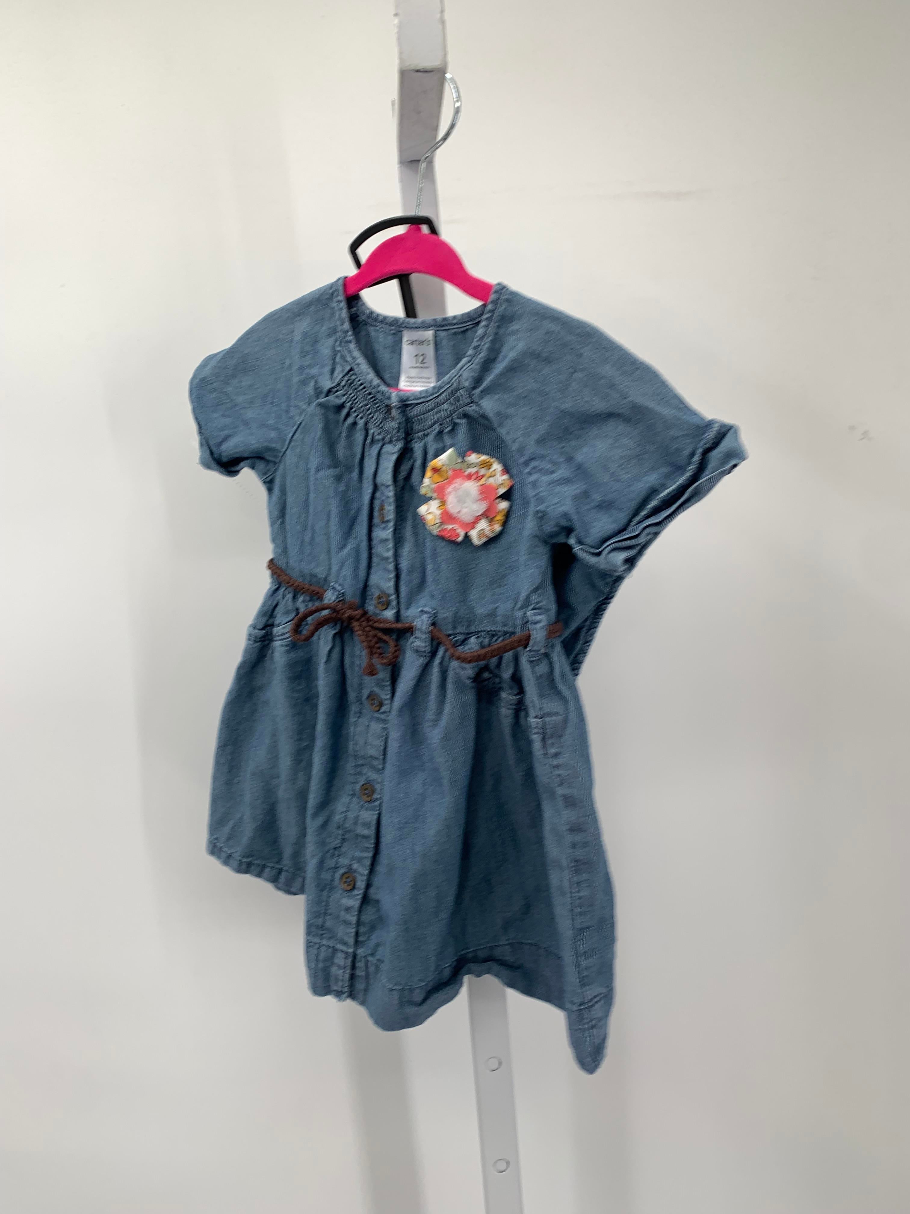 Carters Size 12 Months Girls Short Sleeve Dress