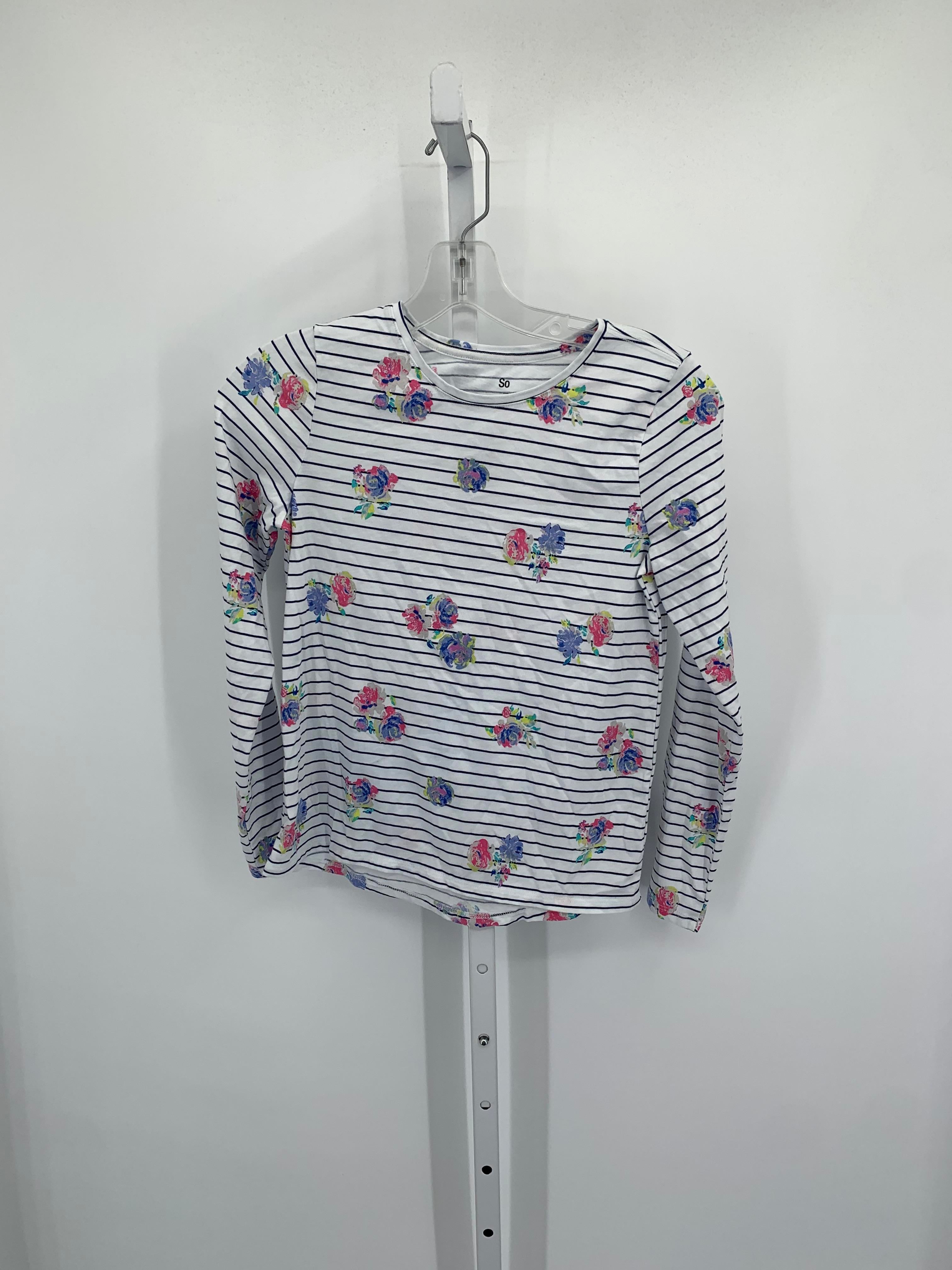 SO Size 10-12 Girls Long Sleeve Shirt