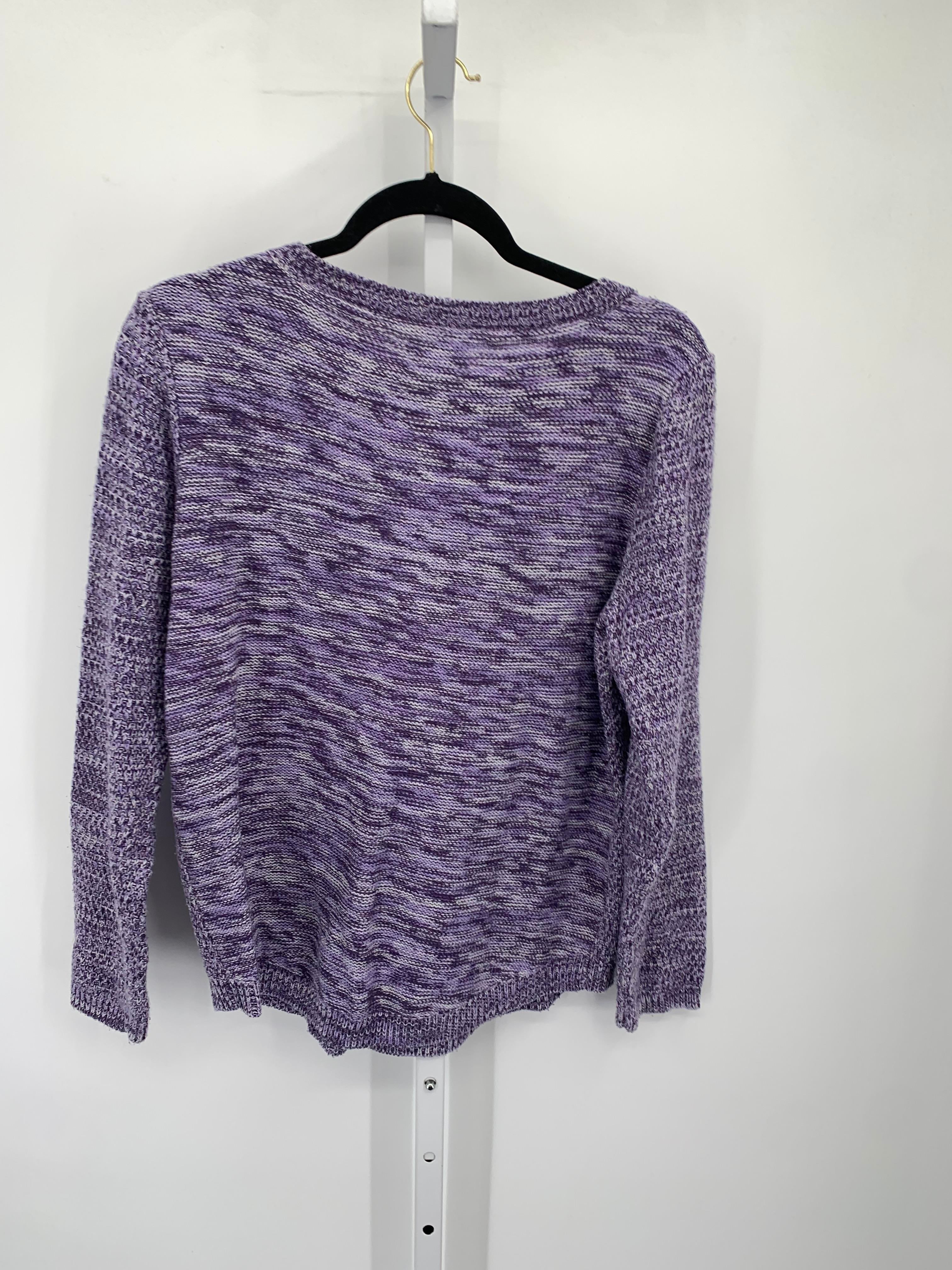 Croft & Barrow Size Large Misses Long Slv Sweater