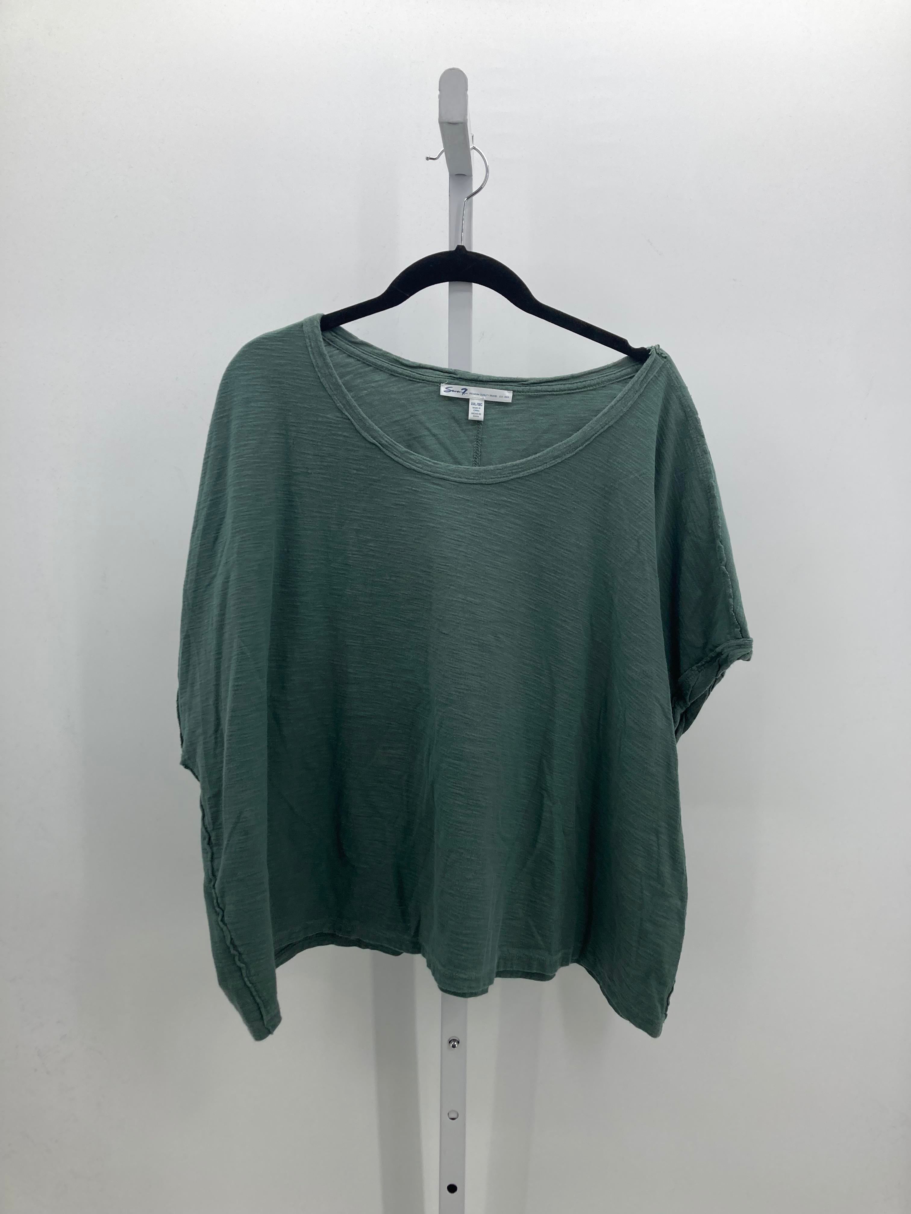 Seven Apparel Size XXL Misses Short Sleeve Shirt