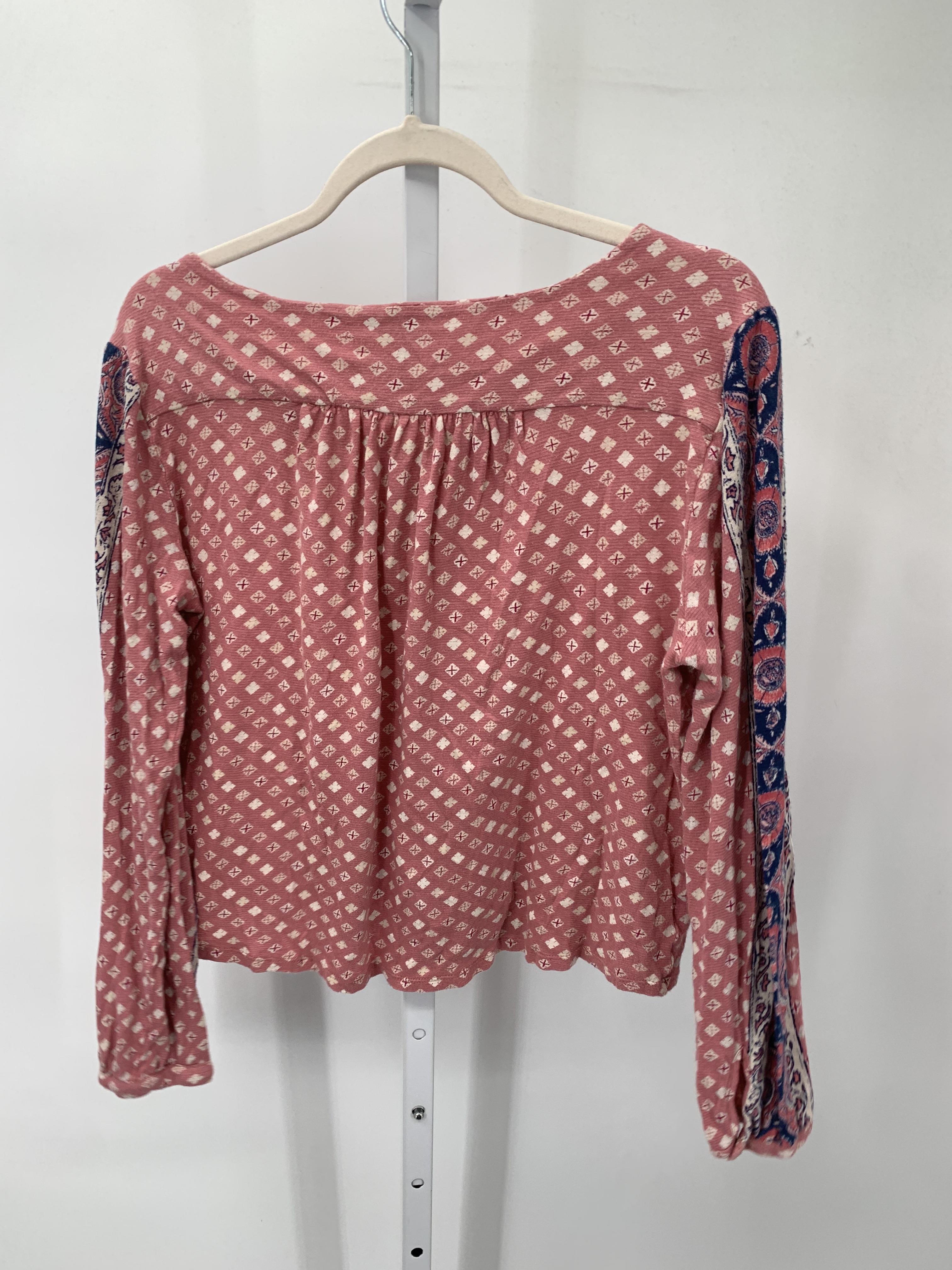 Lucky Brand Size Medium Misses Long Sleeve Shirt