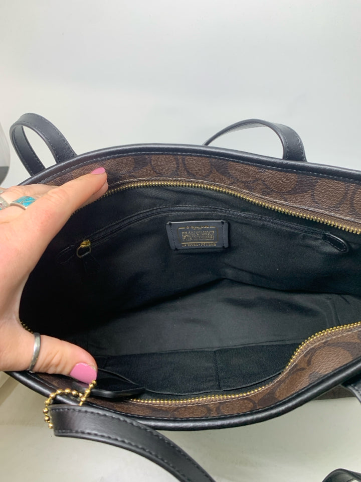 Coach F58292 Signature City Zip Tote Bag- New With Tags