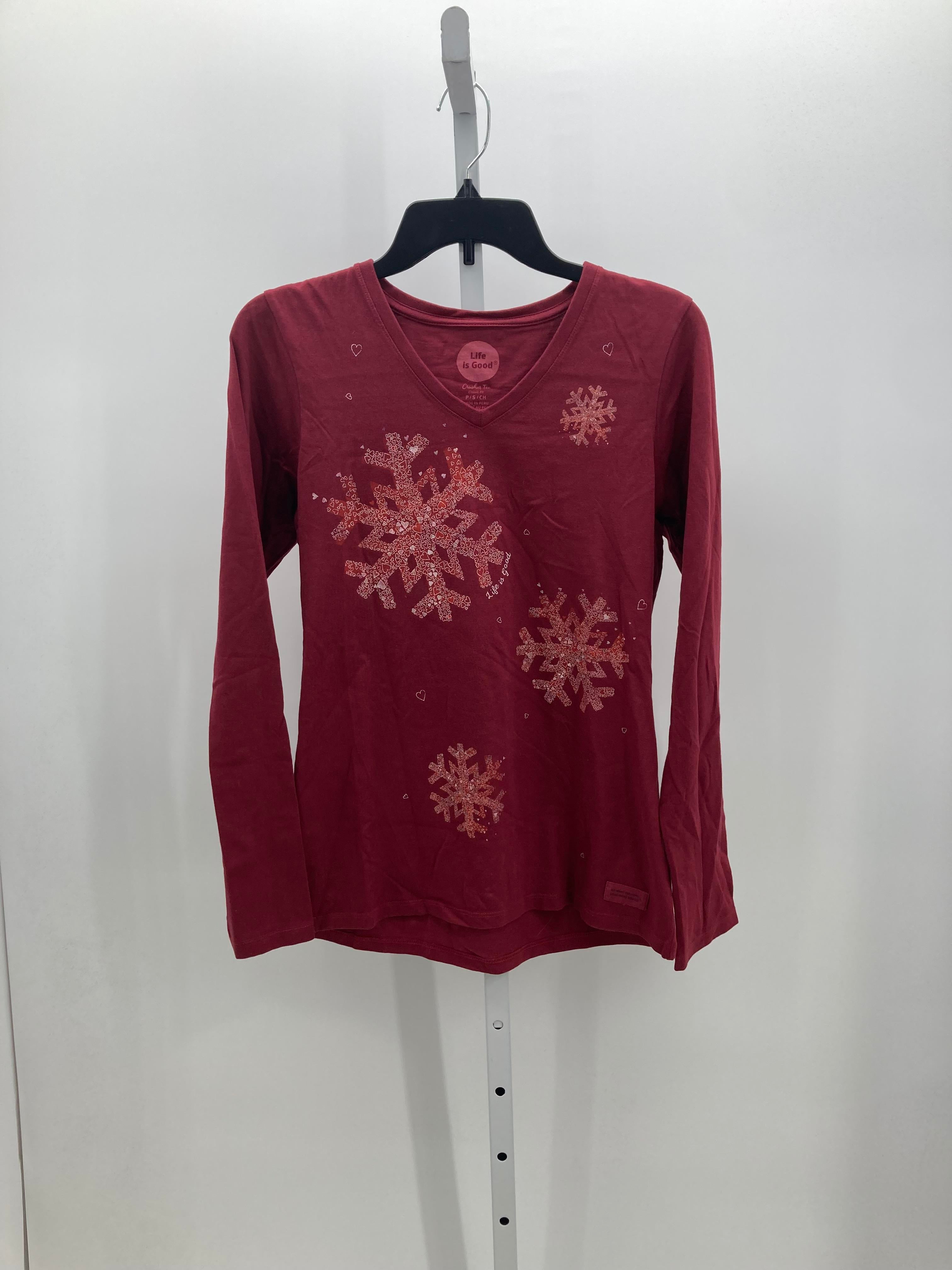 LONG SLV SHIRT HEARTS SNOWFLAKES