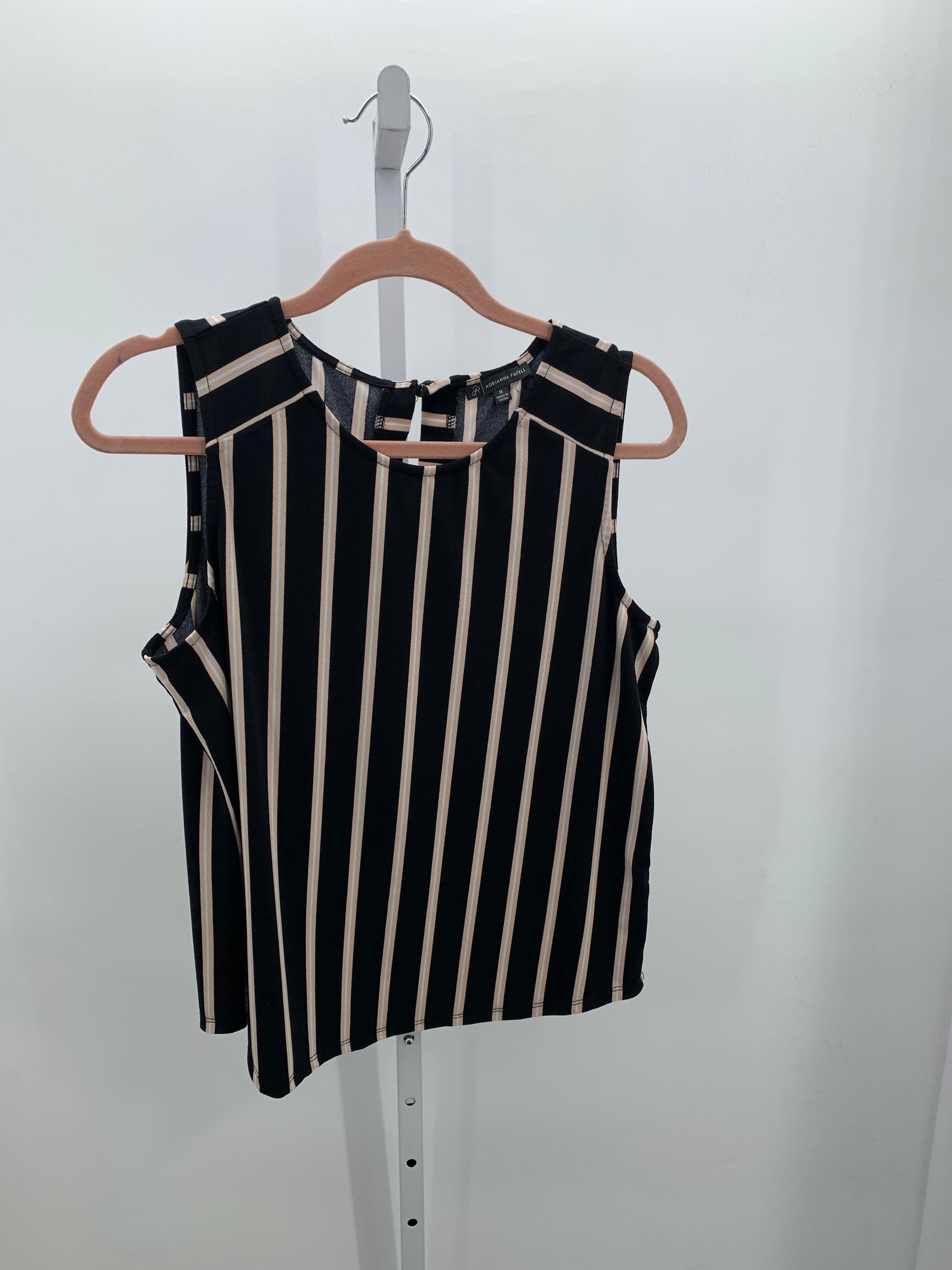 Adrianna Papell Size Medium Misses Sleeveless Shirt