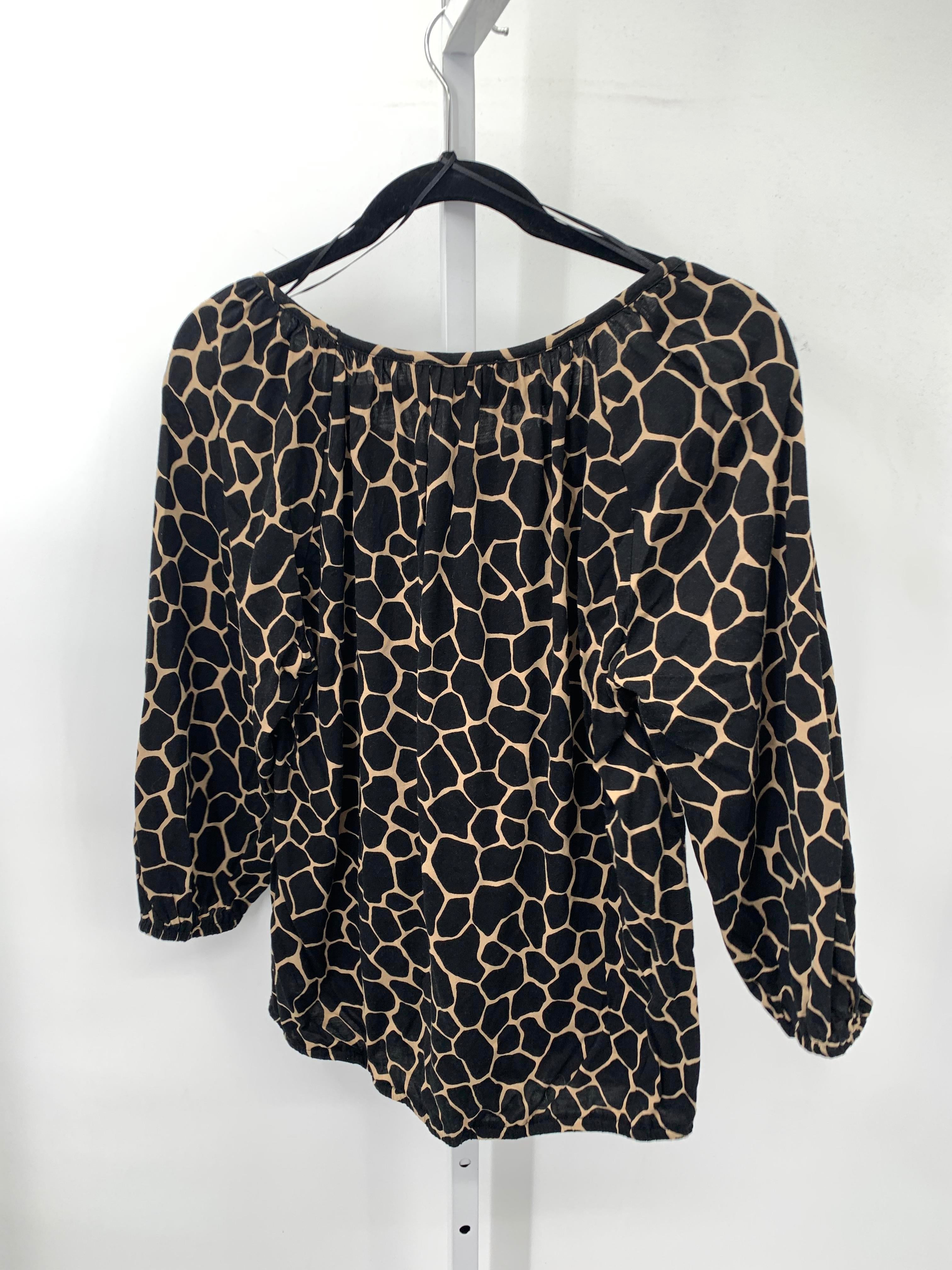 Michael Kors Size Medium Misses 3/4 Sleeve Shirt