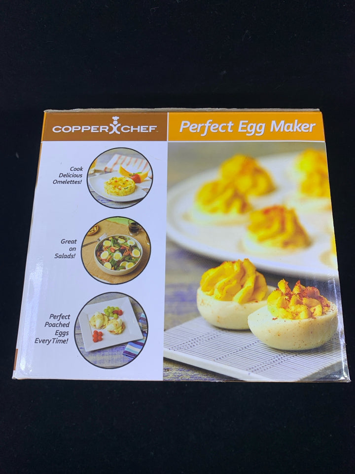 NIB COPPER CHEF EGG MAKER.