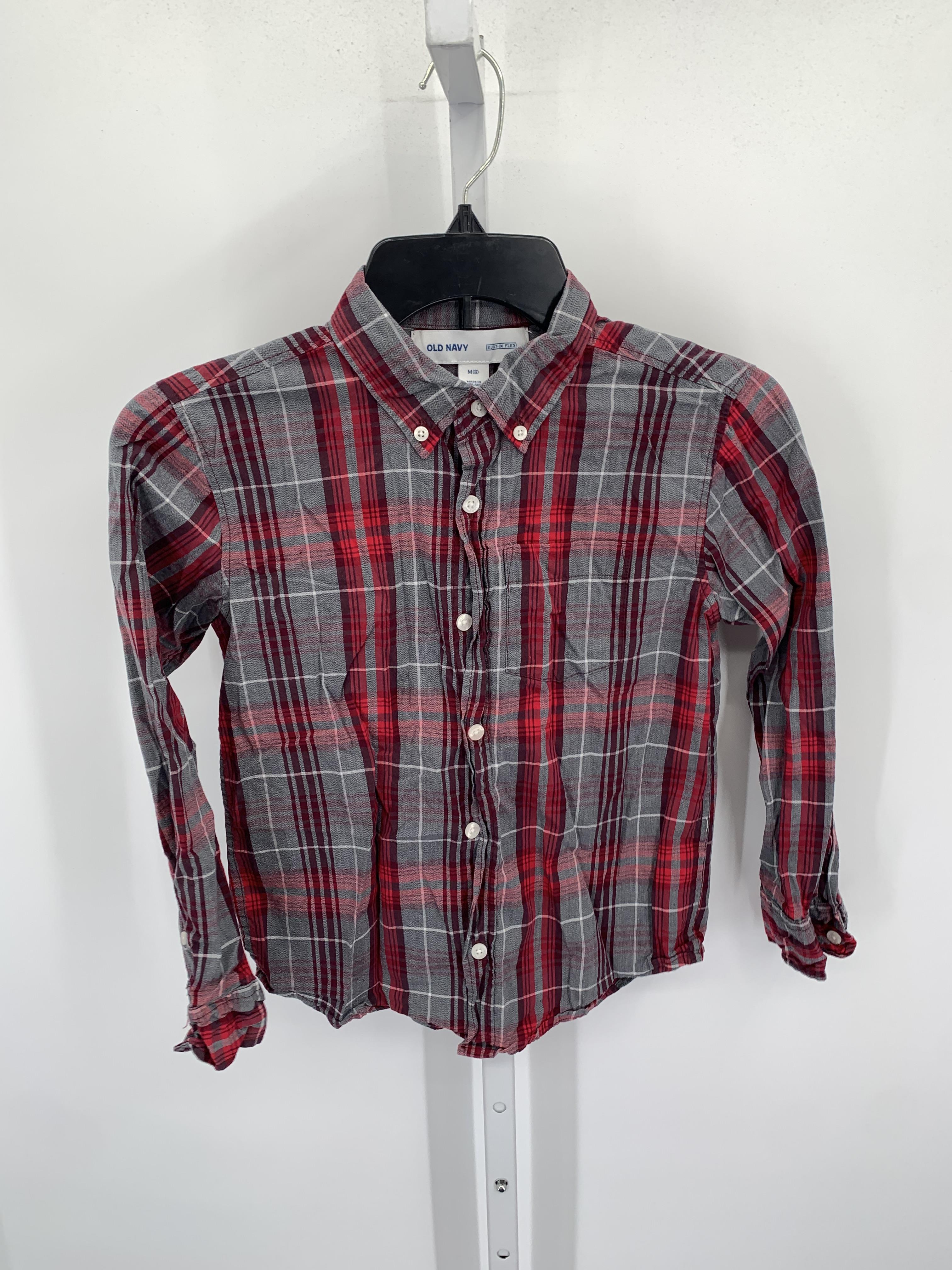 RED PLAID BUTTON DOWN