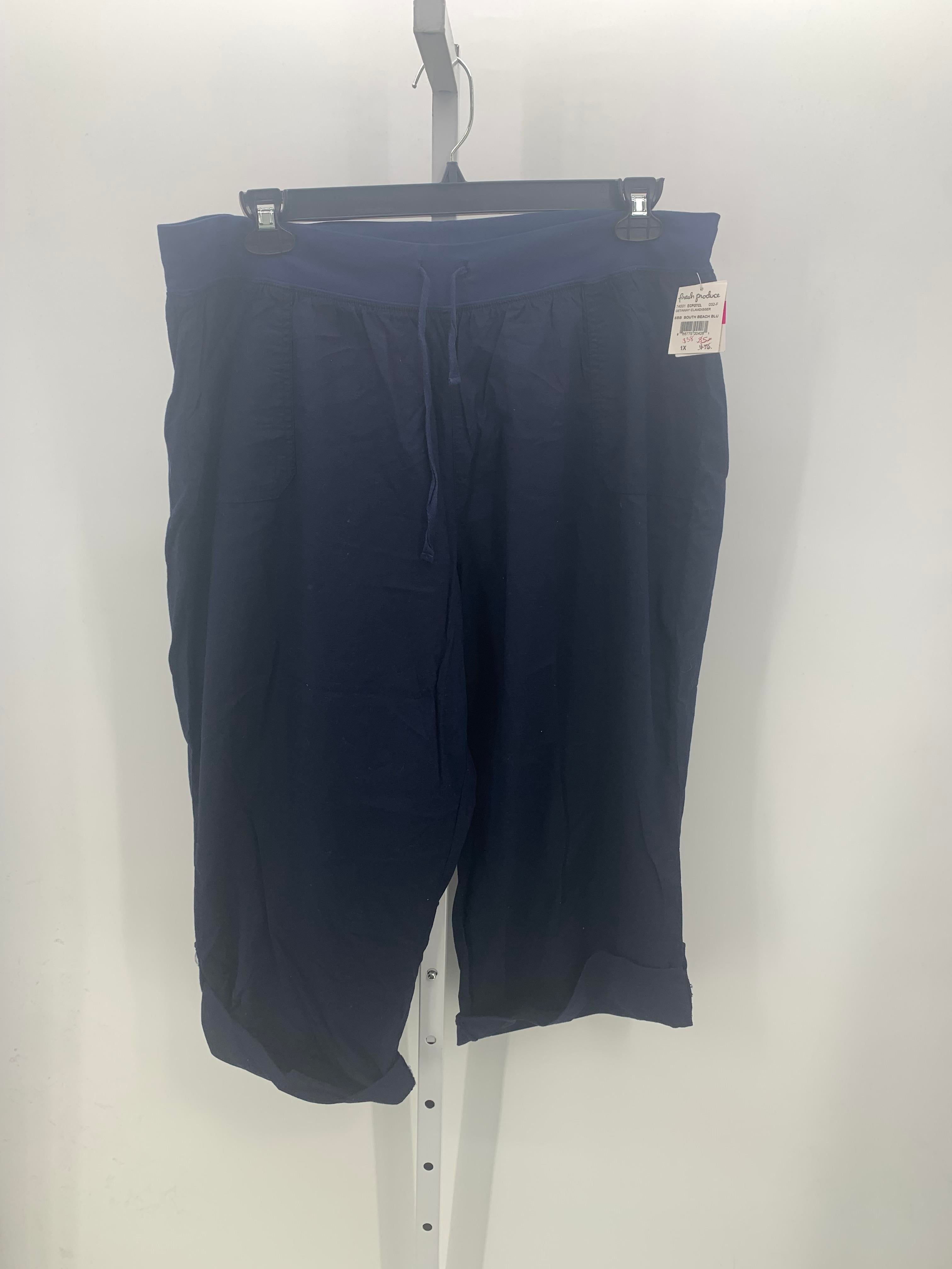 Fresh Produce Size 1X Womens Capri Pants