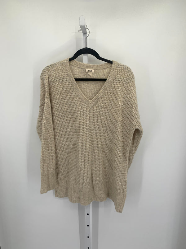 A.N.A. Size Large Misses Long Slv Sweater