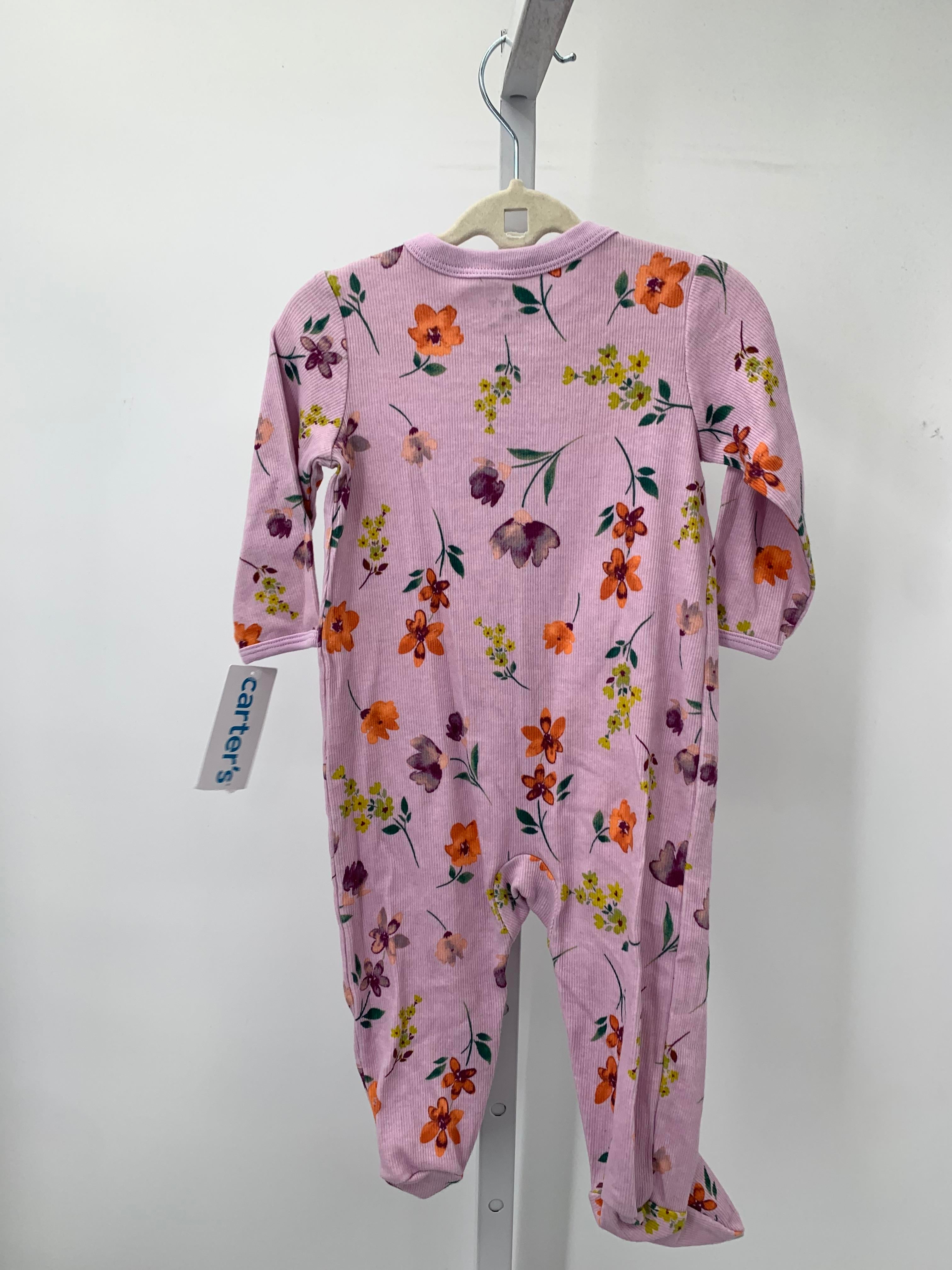 Carters Size 6 Months Girls Long Slv. Romper