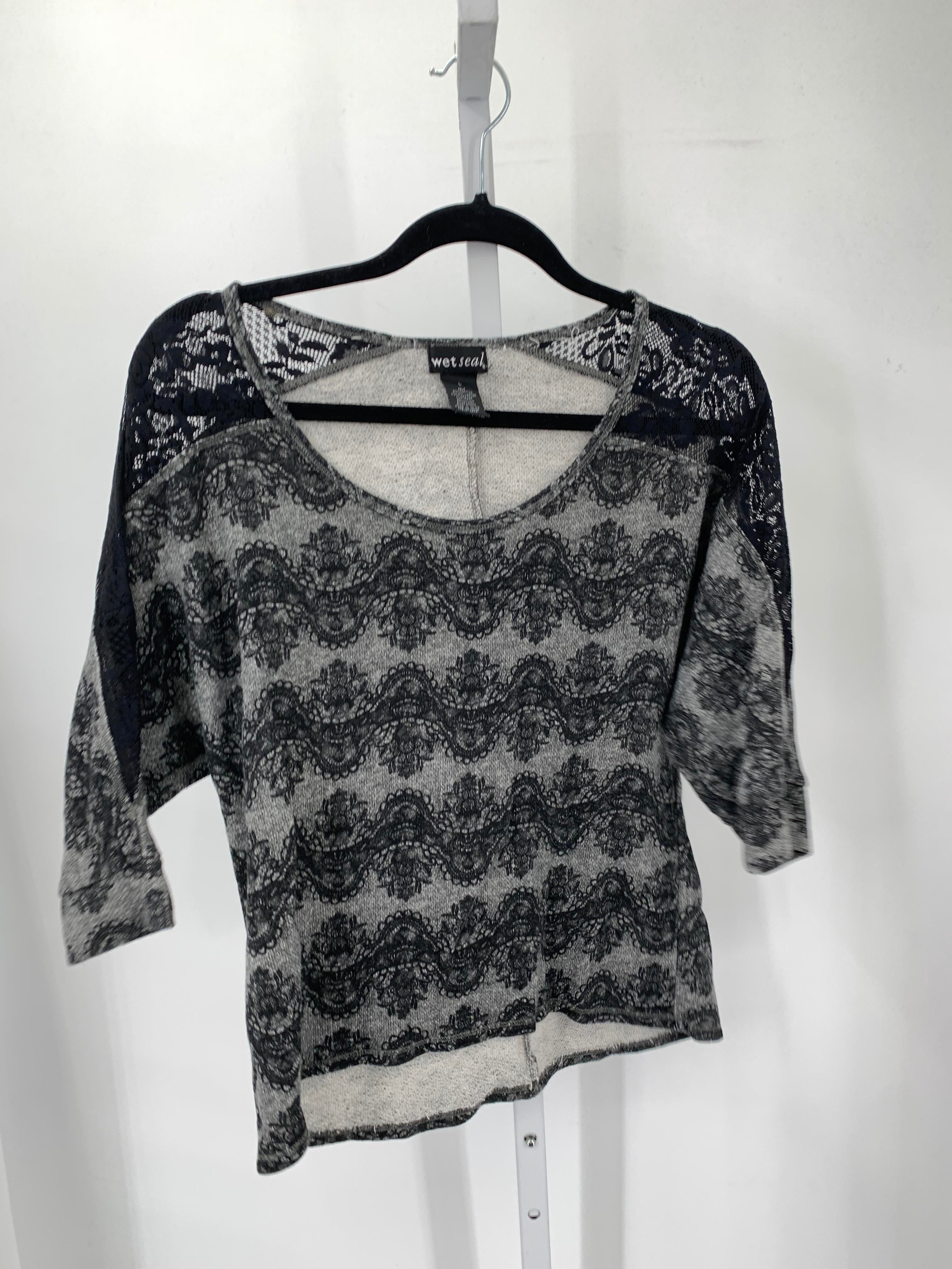 Wet Seal Size Large Juniors Short Sleeve Shirt