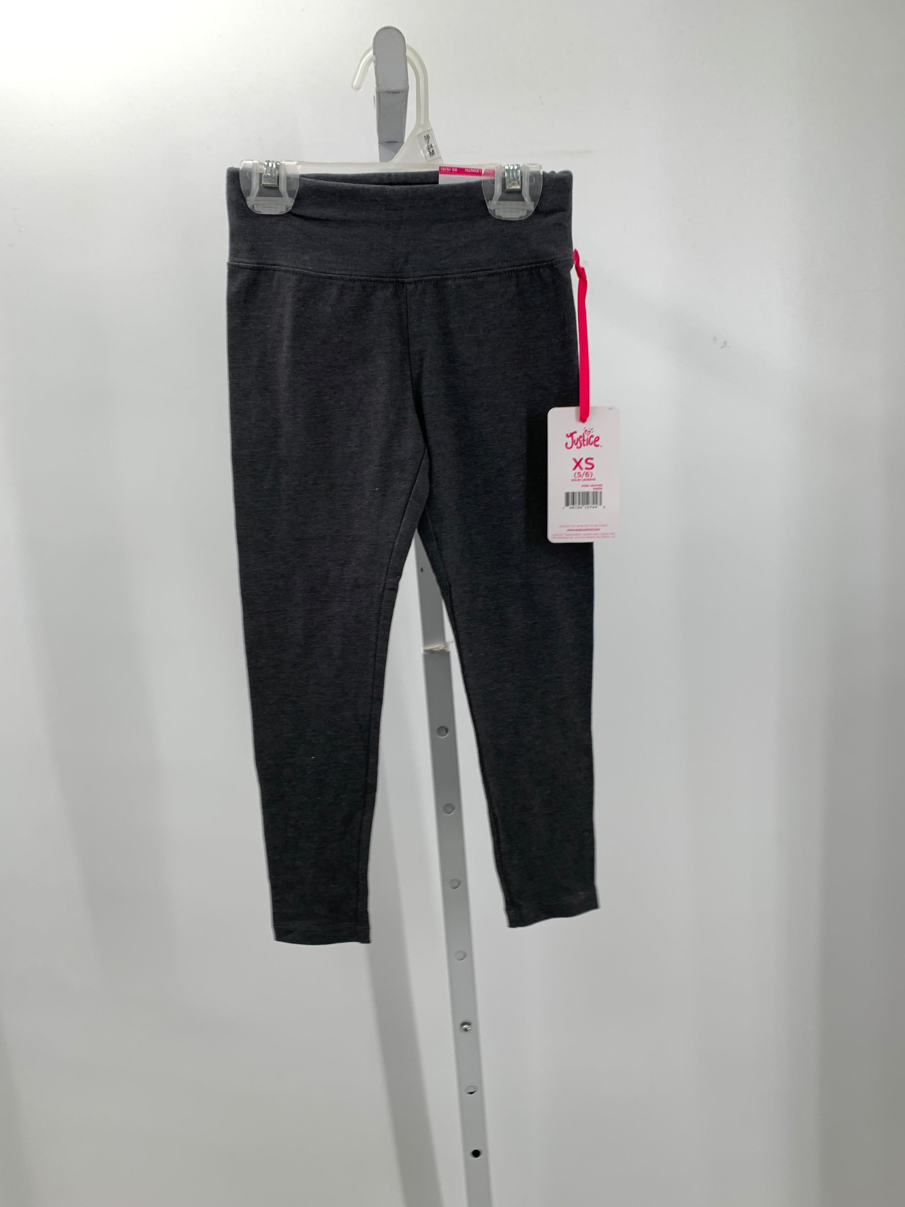 Justice Size 5-6 Girls Leggings
