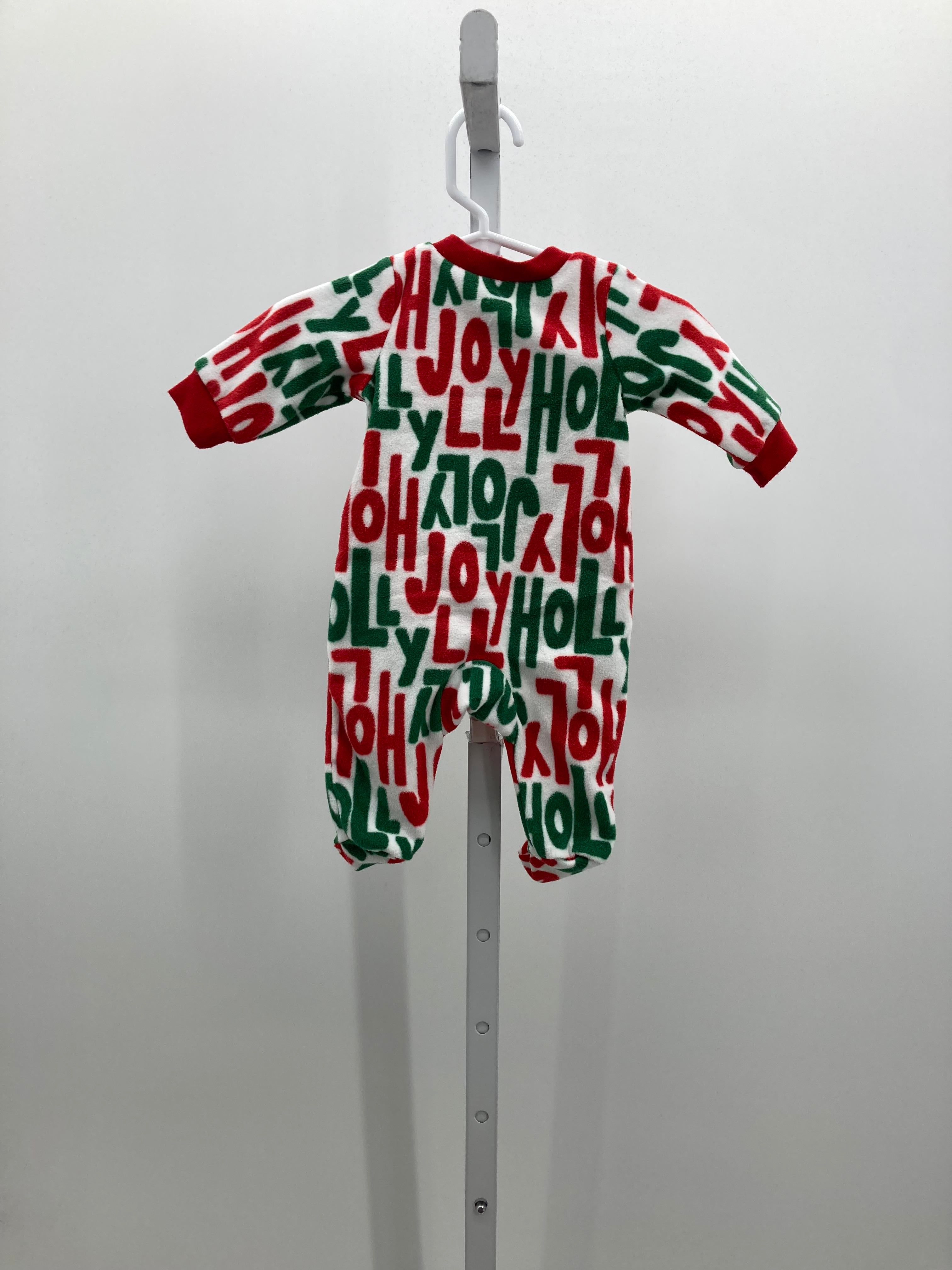 FLEECE ROMPER GREEN RED JOLLY