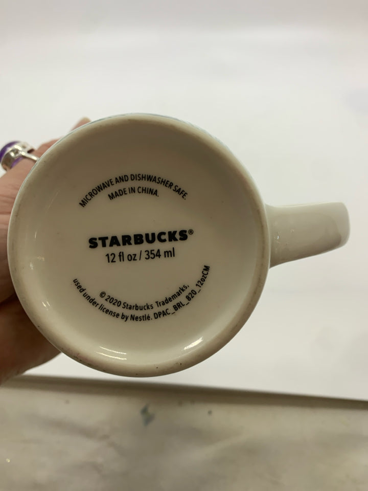 STARBUCKS MISTLETOE MUG.