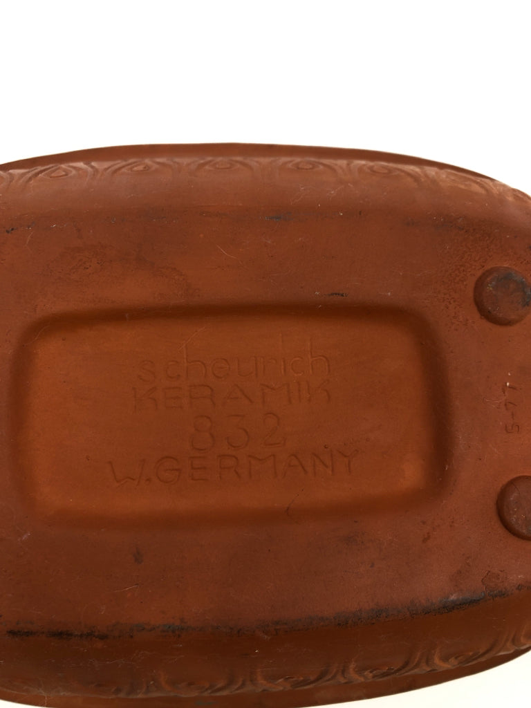 KERAMIK TERRACOTTA ROASTER BOWL.