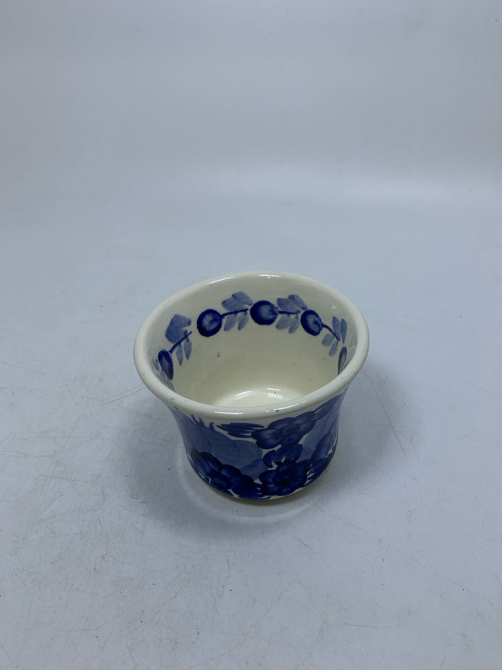 KOLO BLUE FLOWER TEA LIGHT HOLDER MADE IN POLAND.