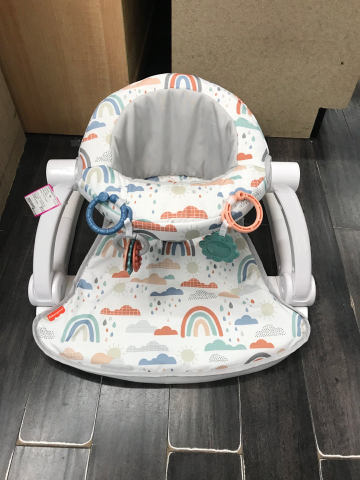 Fisher-Price Sit-Me-Up Floor Seat - RAINBOW SHOWERS