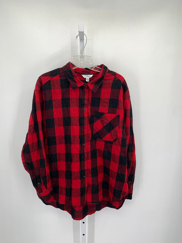 Time and Tru Size Extra Large Misses Long Sleeve Shirt