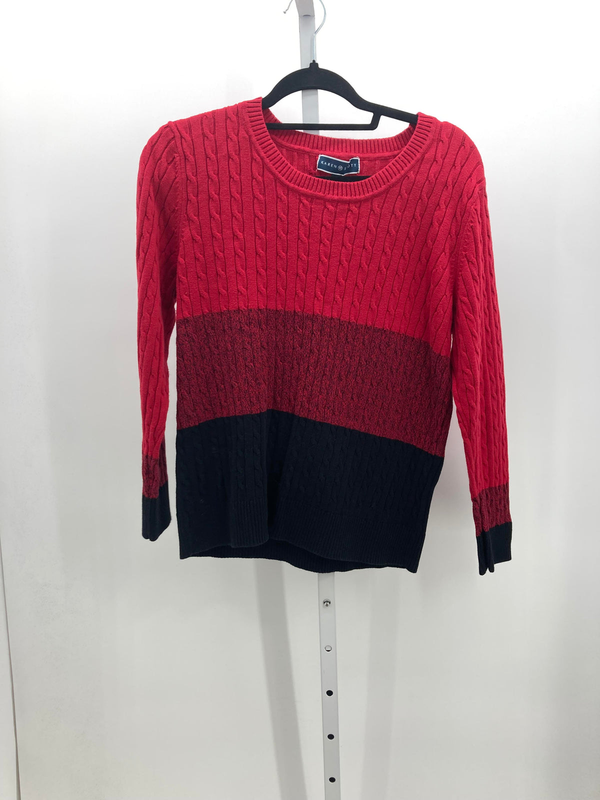 Karen Scott Size Large Misses Long Slv Sweater