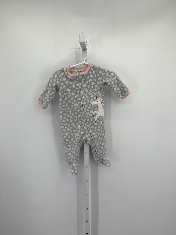 Carters Size 3 Months Girls Long Slv. Romper