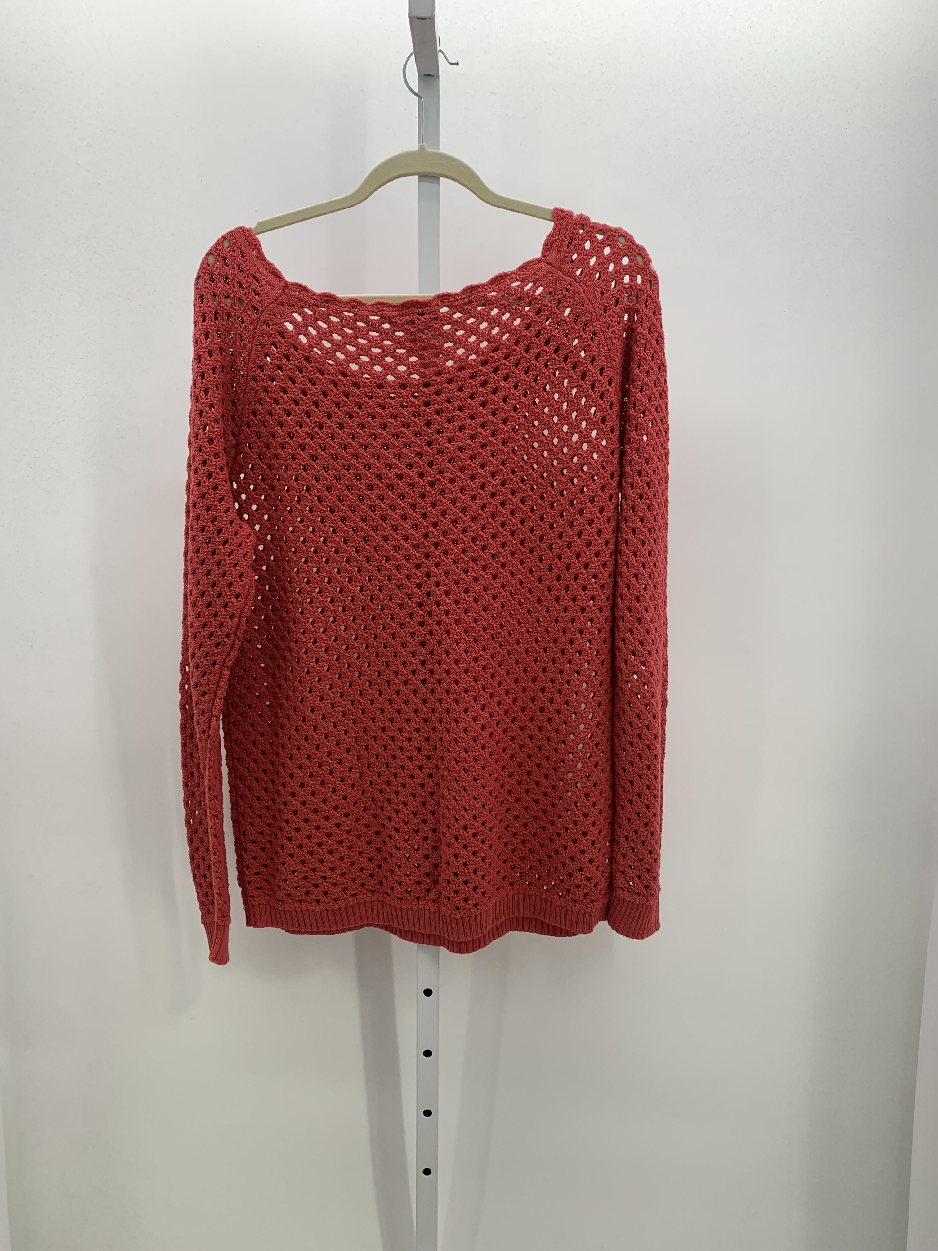 Loft Size Large Misses Long Slv Sweater