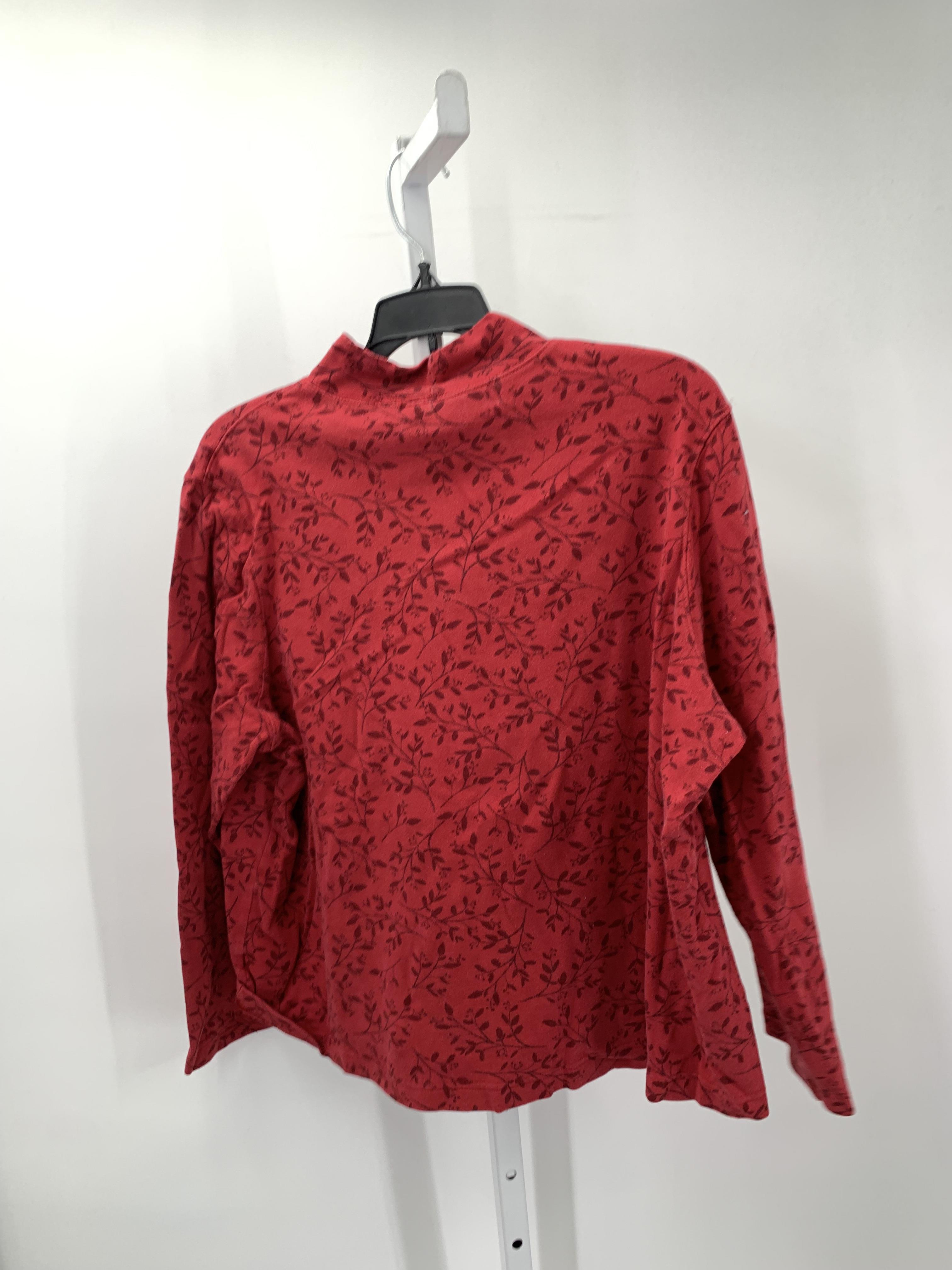 Croft & Barrow Size 2X Womens Long Sleeve Shirt