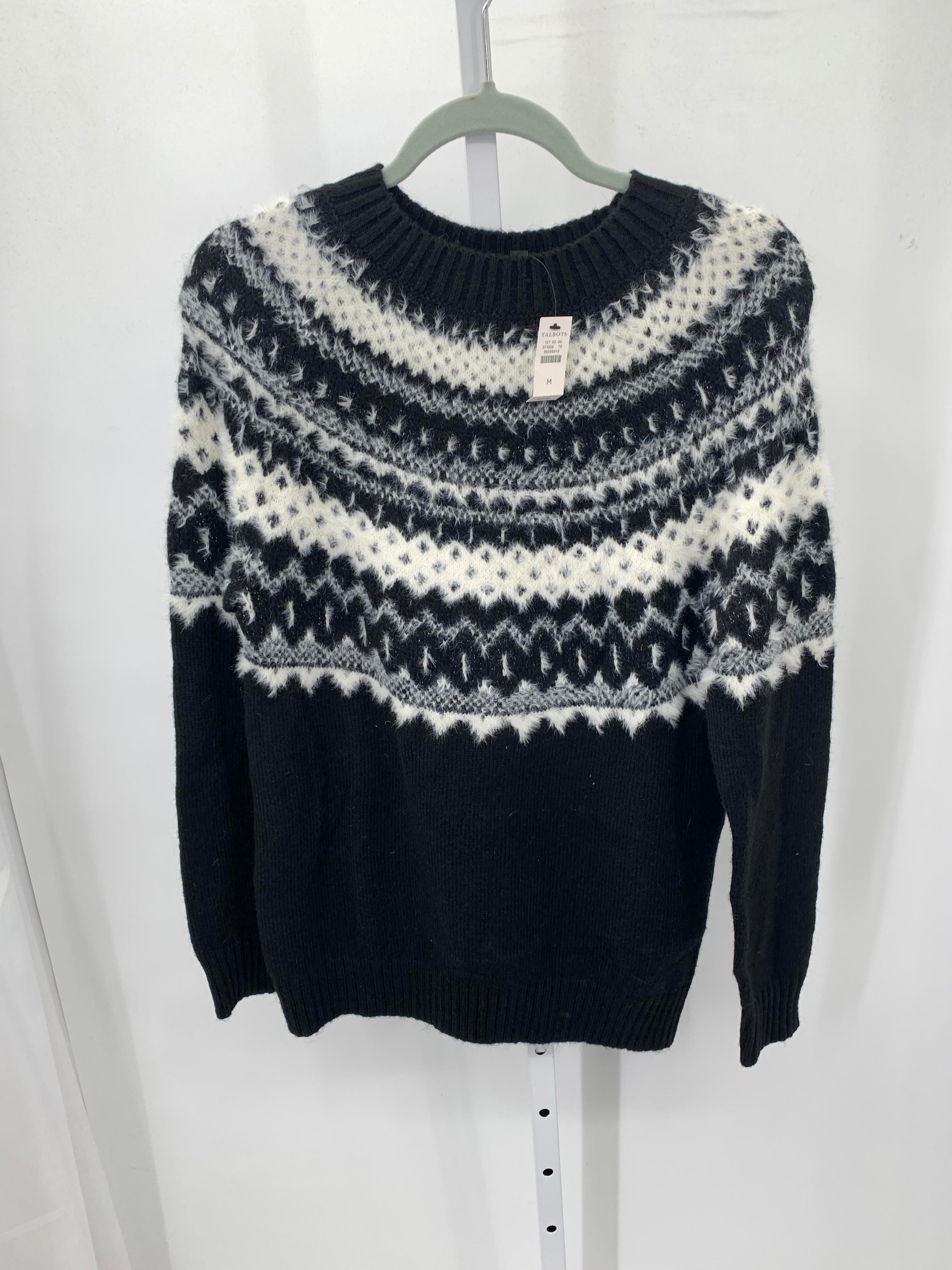Talbots Size Medium Misses Long Slv Sweater