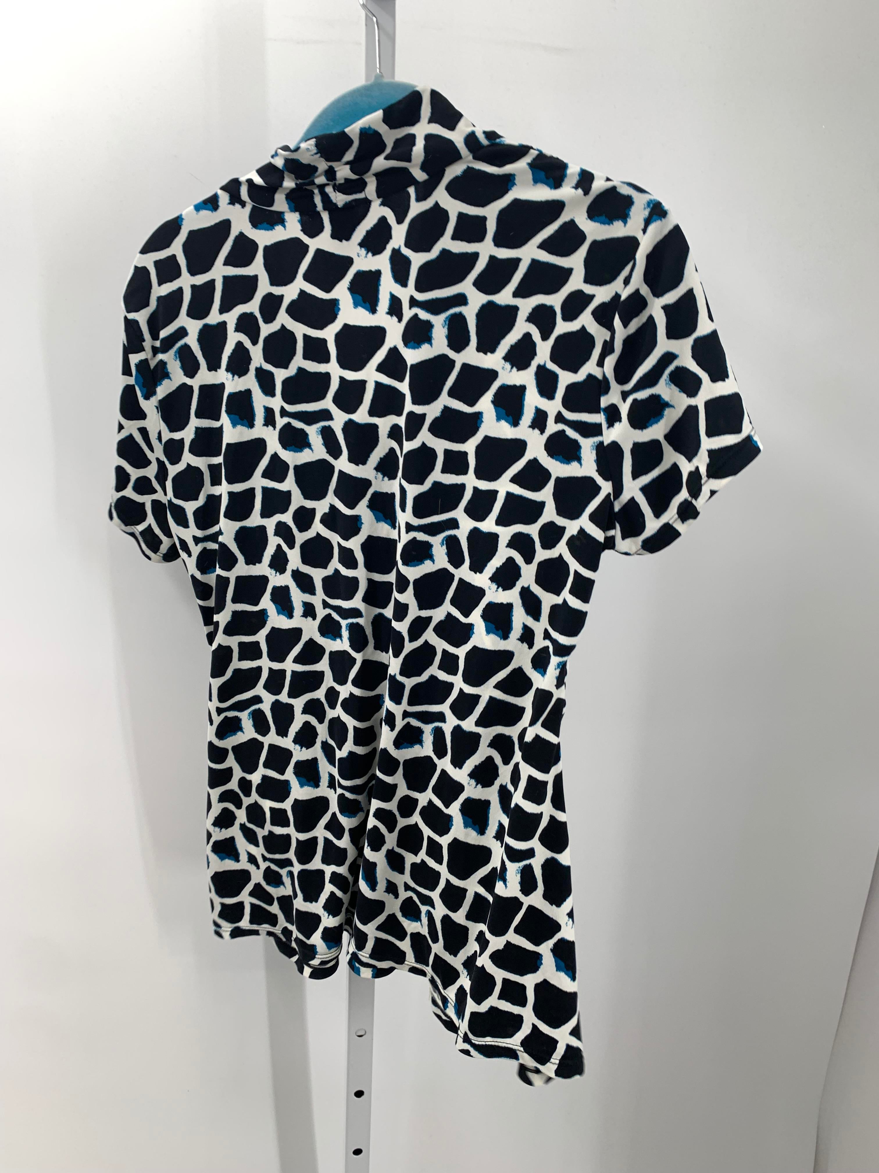 Alfani Size Large Misses Short Sleeve Shirt