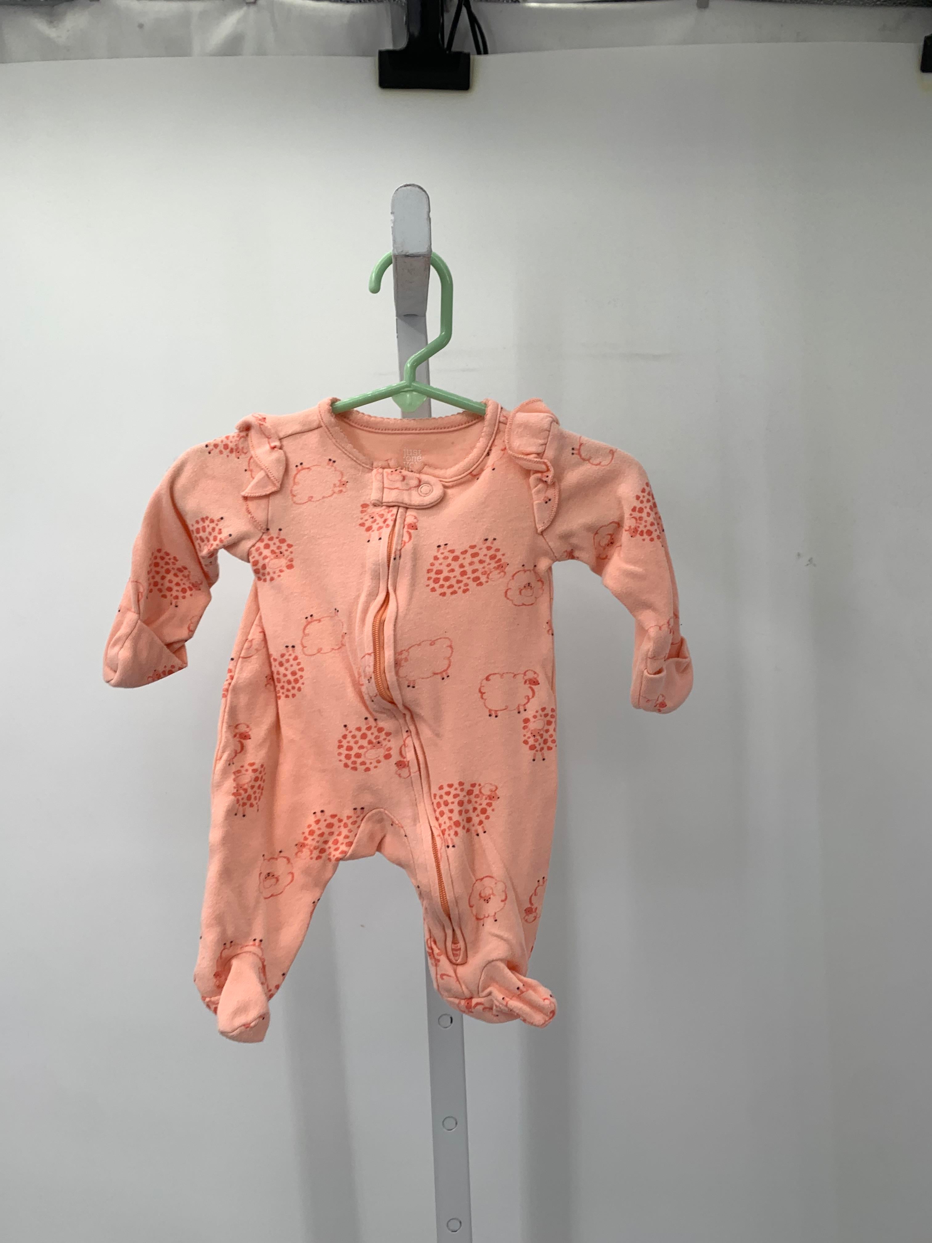 Just One You Size Newborn Girls Long Slv. Romper