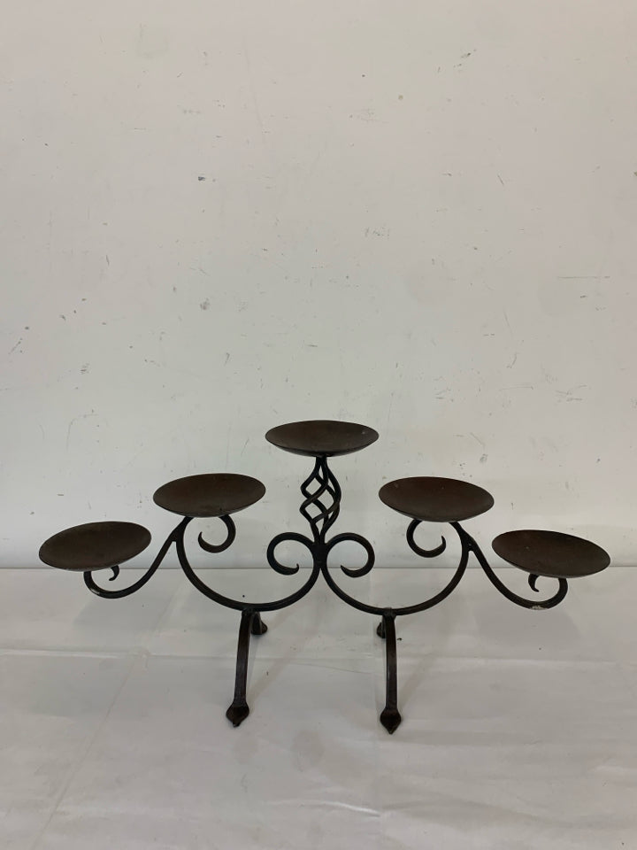 5 PILLAR CANDLE HOLDER.