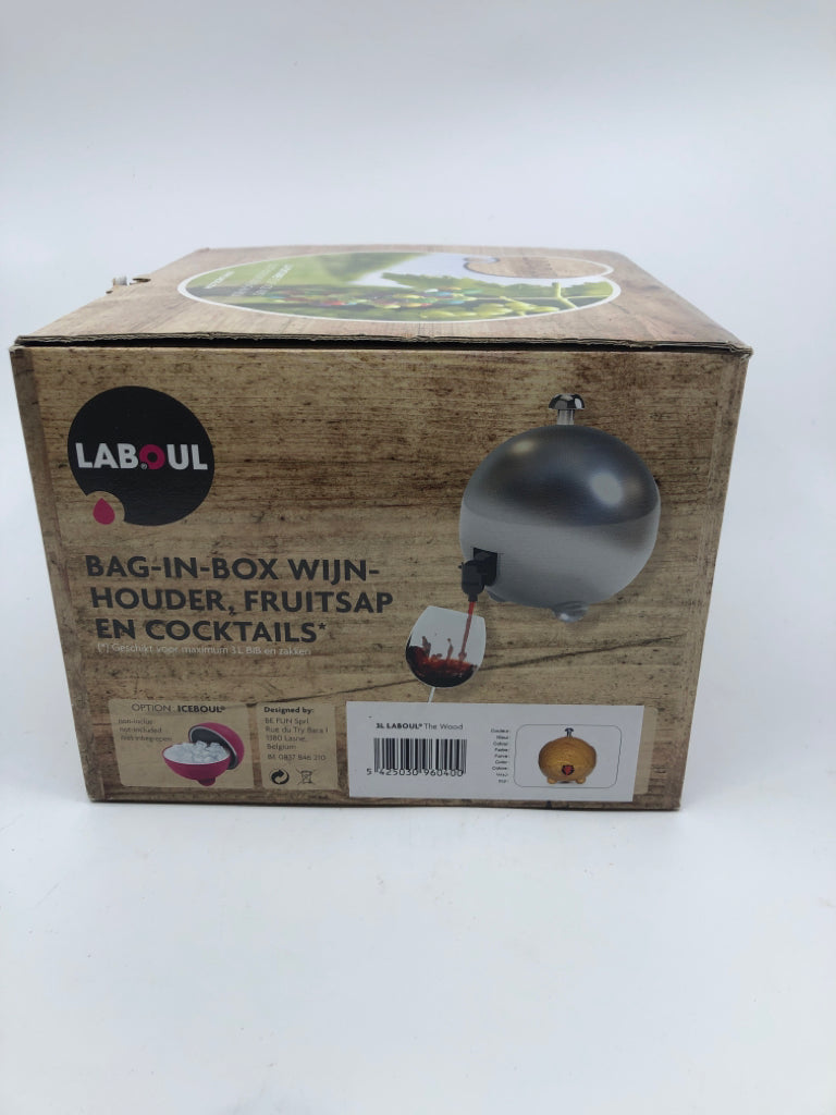 NIB LABOUL BAG-IN-BOX WINES,JUICES & COCKTAILS DISPENSER.