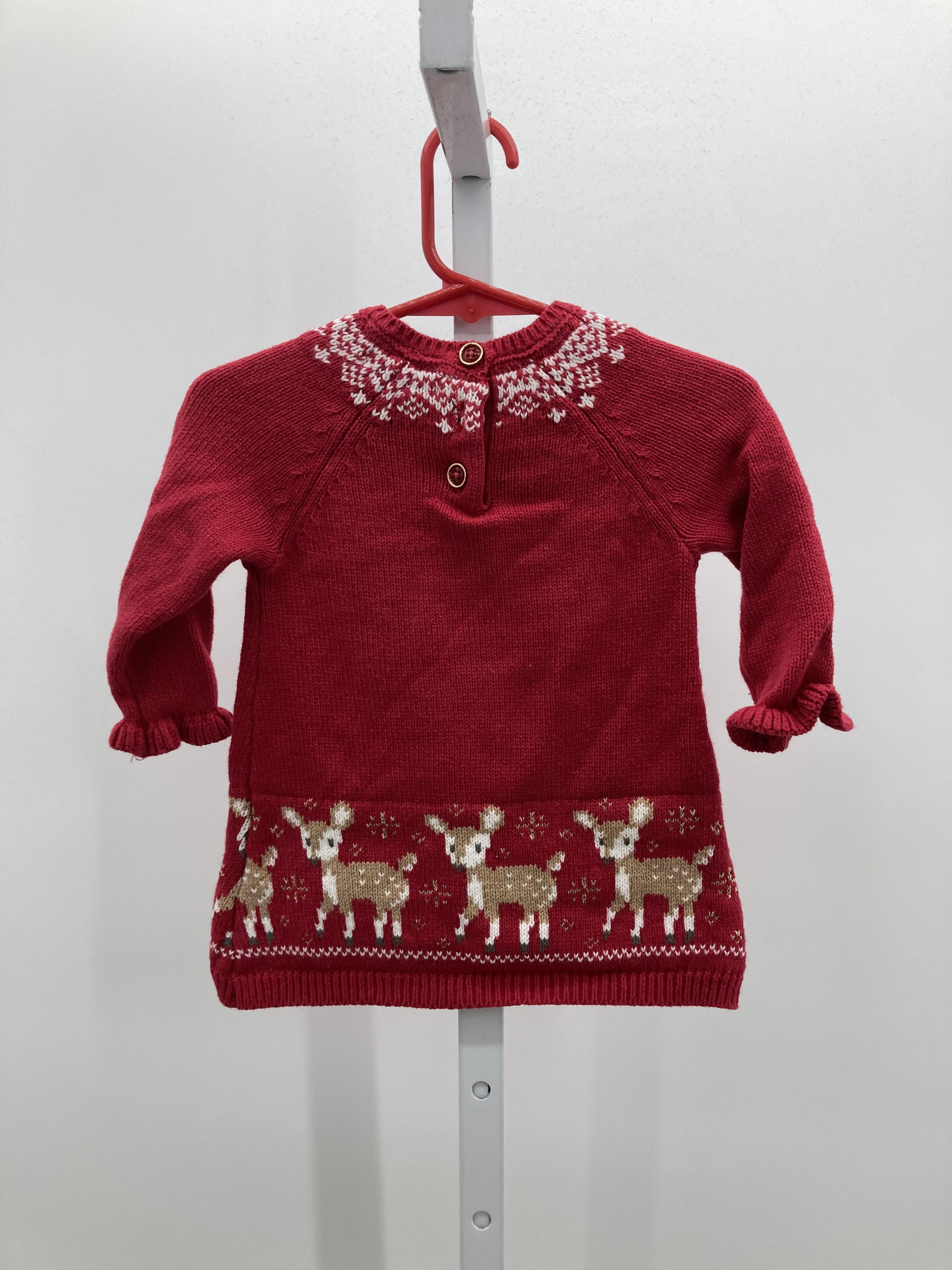 LONG SLV DRESS REINDEER