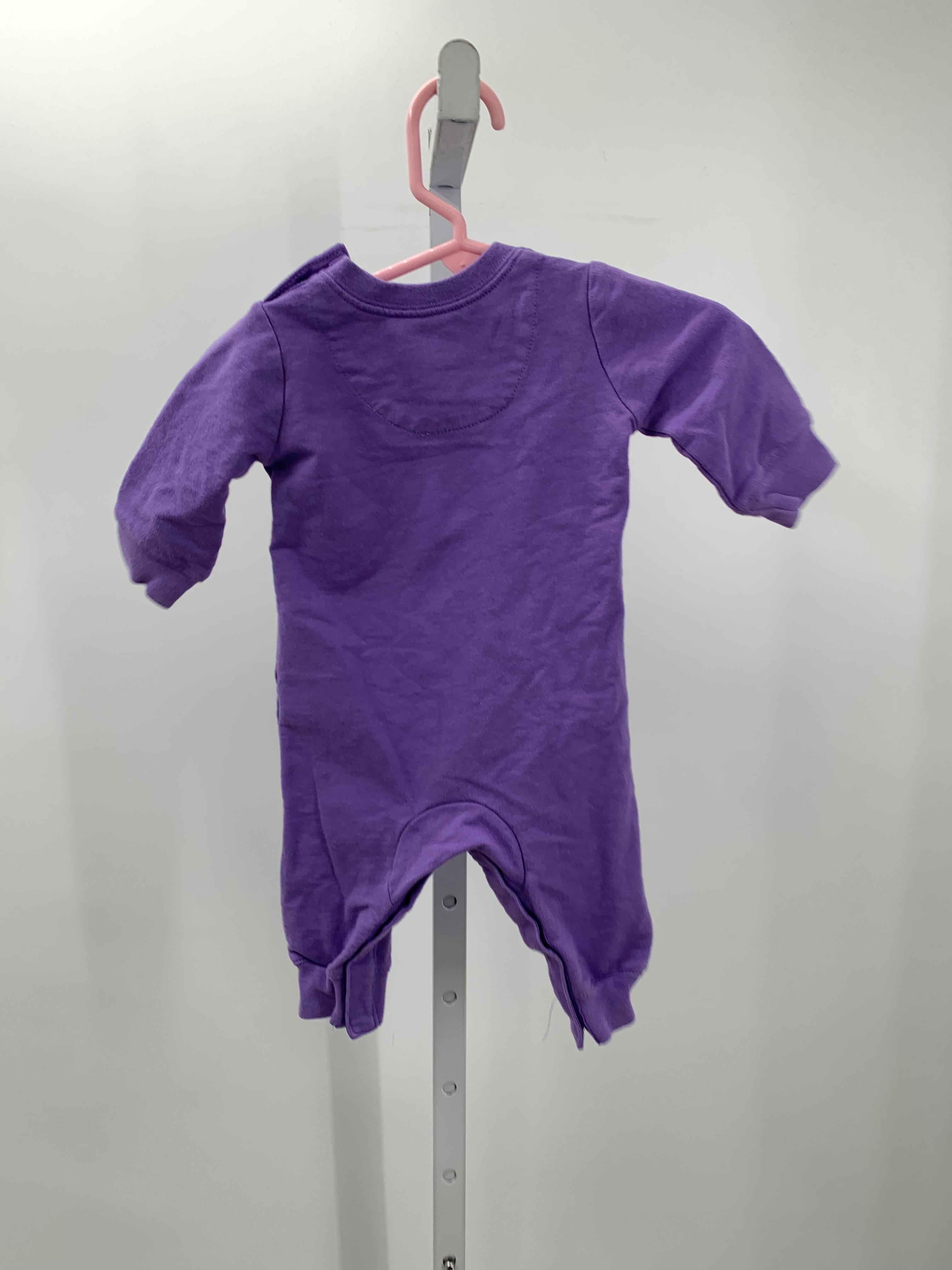 Nike Size 3 Months Girls Long Slv. Romper