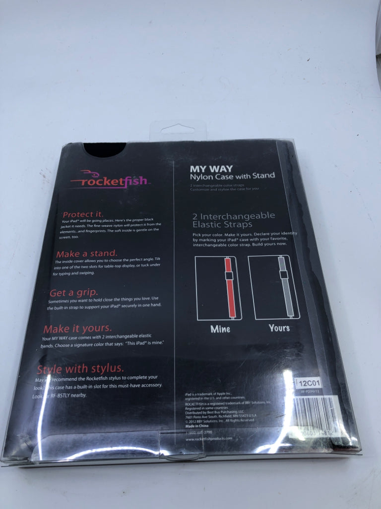 NIP ROCKETFISH MY WAY iPAD CASE.