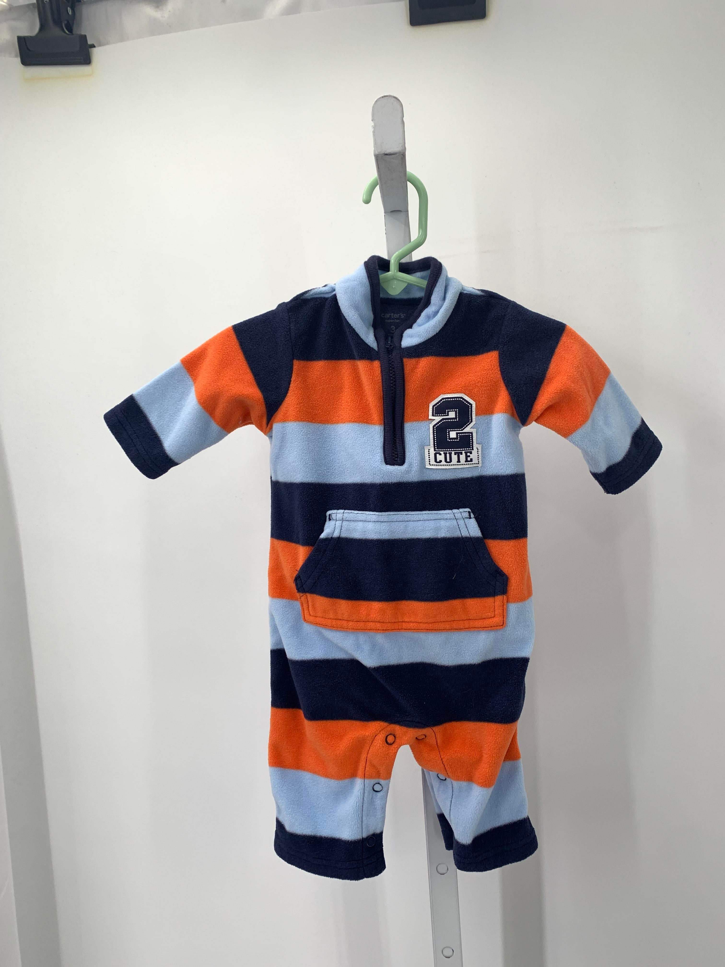 ORANGE STRIPES FLEECE