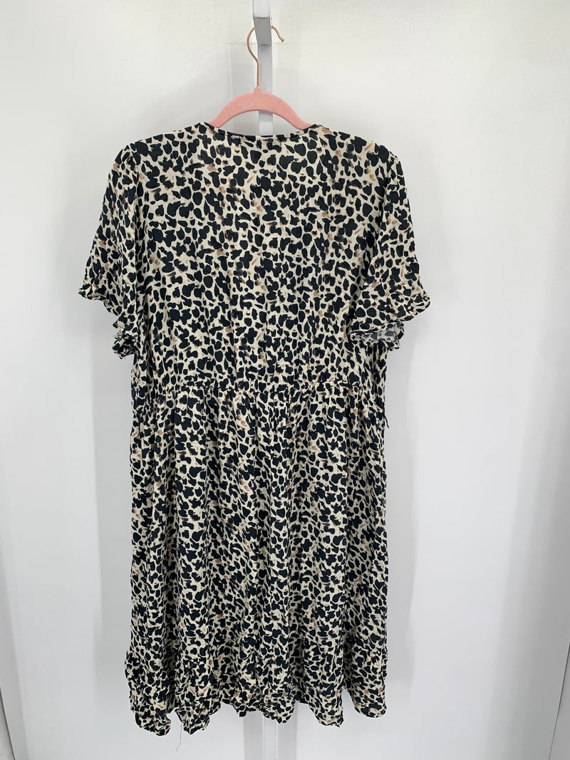 Rachel  Roy Size 2X Womens Short Sleeve Dress