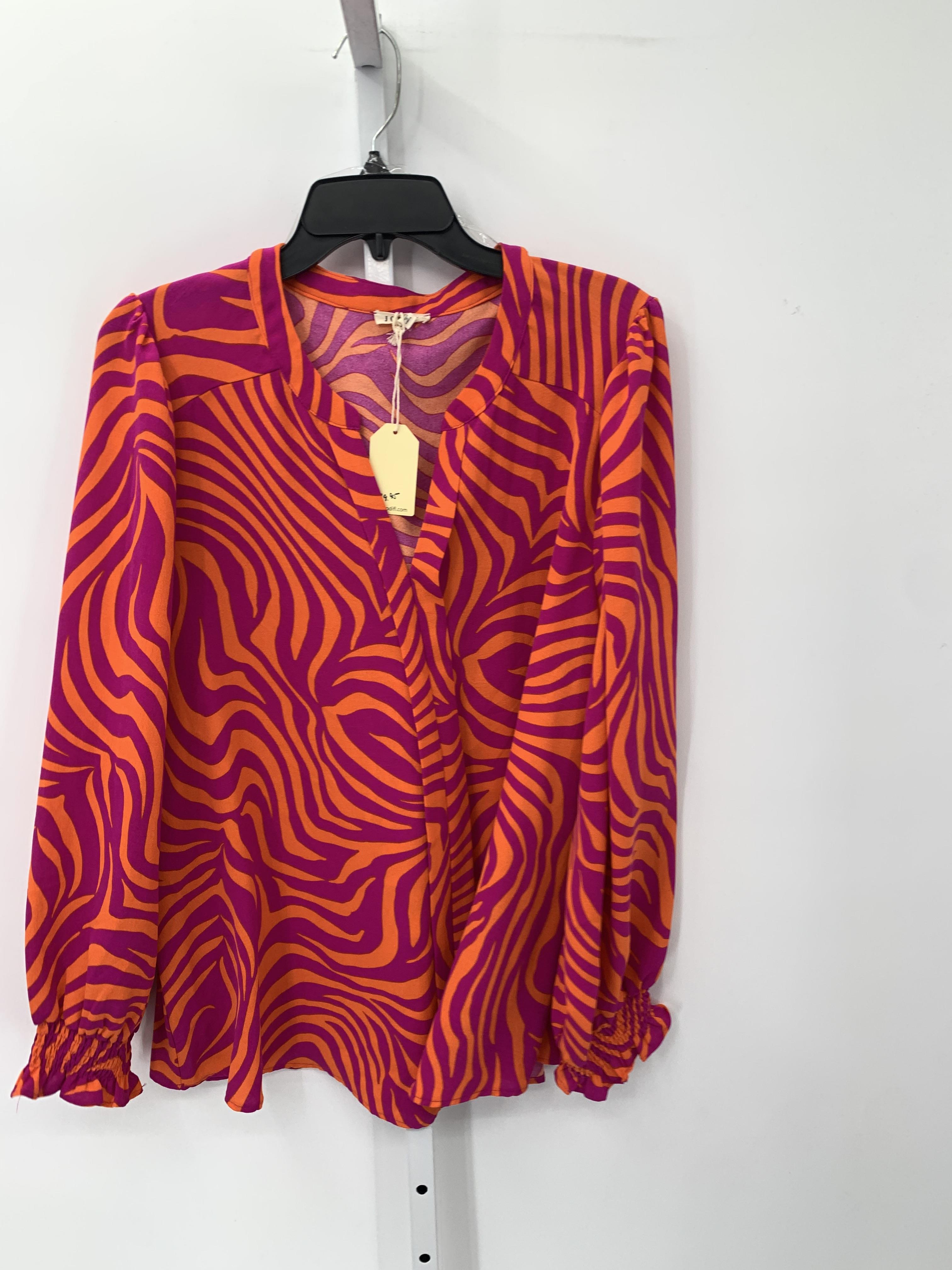 Jodifl Size 1X Womens Long Sleeve Shirt