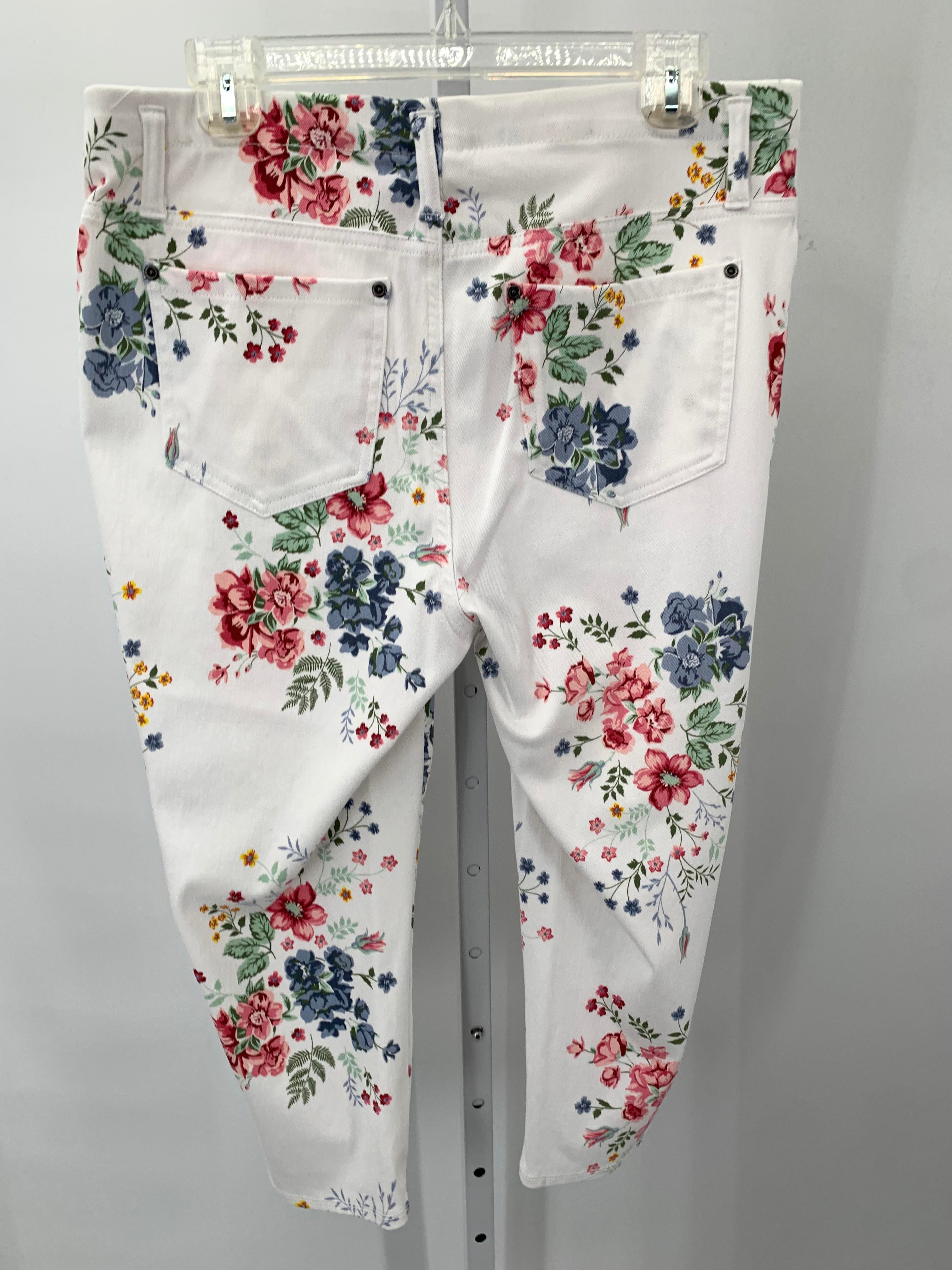 Terra & Sky Size 0X Womens Capri Pants