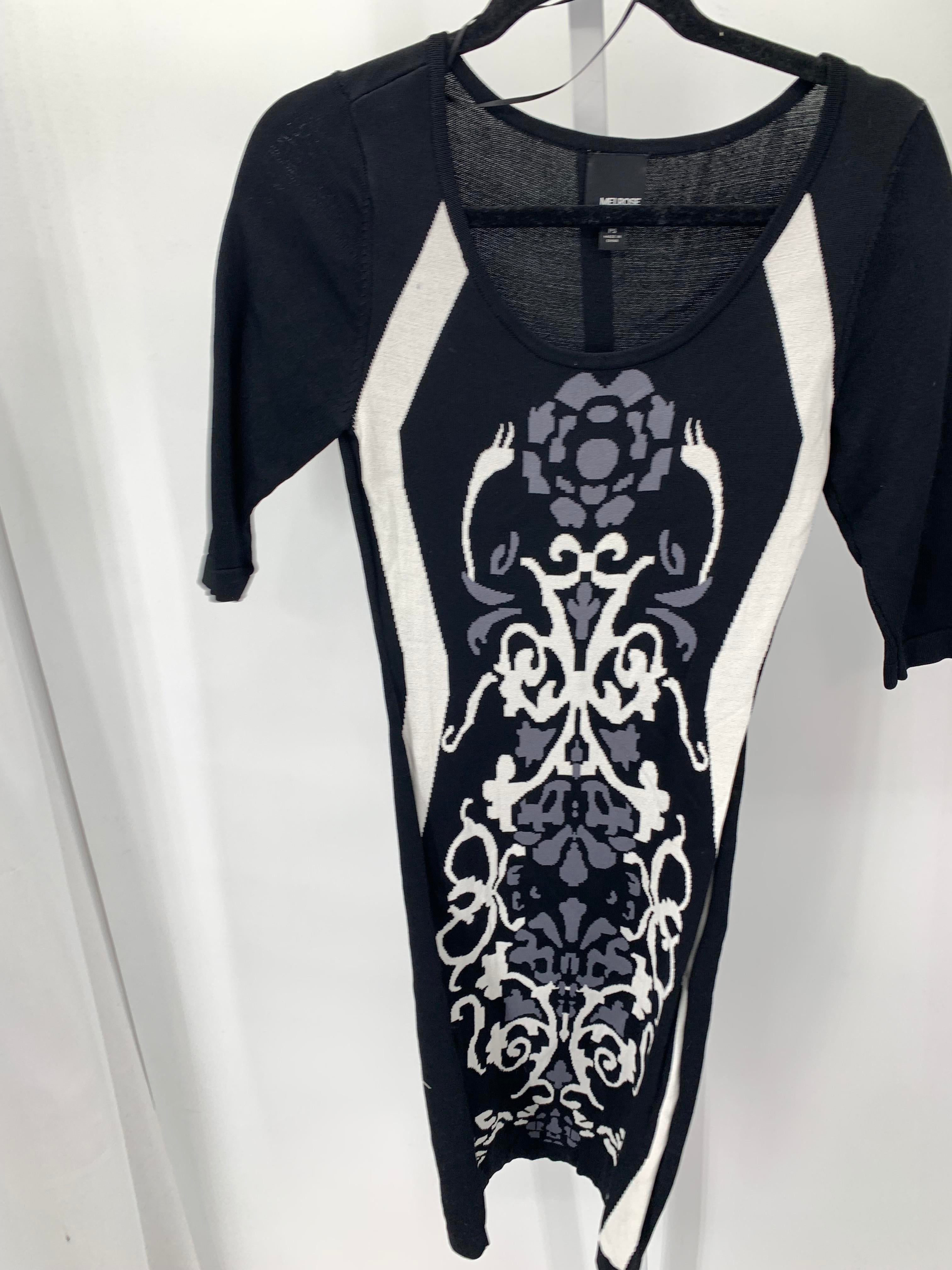 Melrose Size Small Petite Petite Short Sleeve Dress