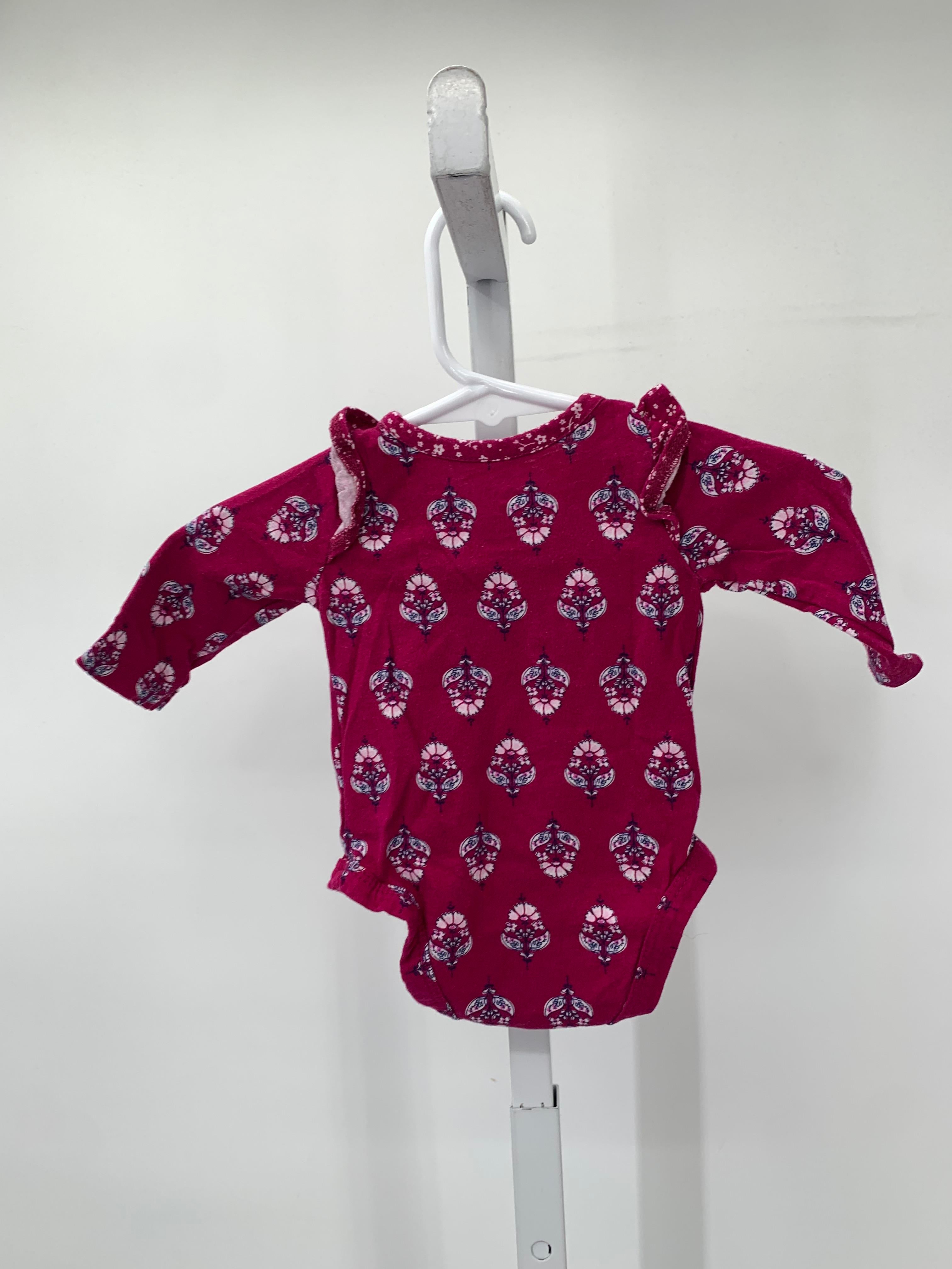 Carters Size Newborn Girls Long Sleeve Shirt